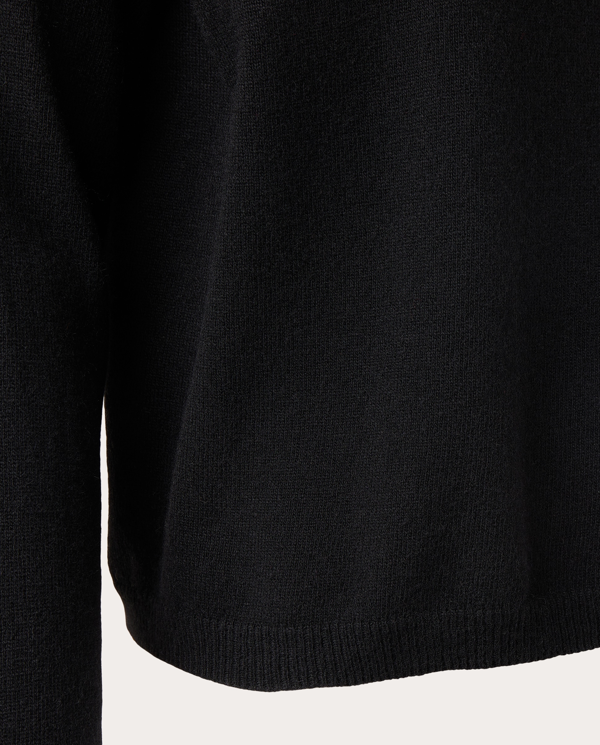 Jersey de cuello alto de lana y cachemira - Negro Negro-3