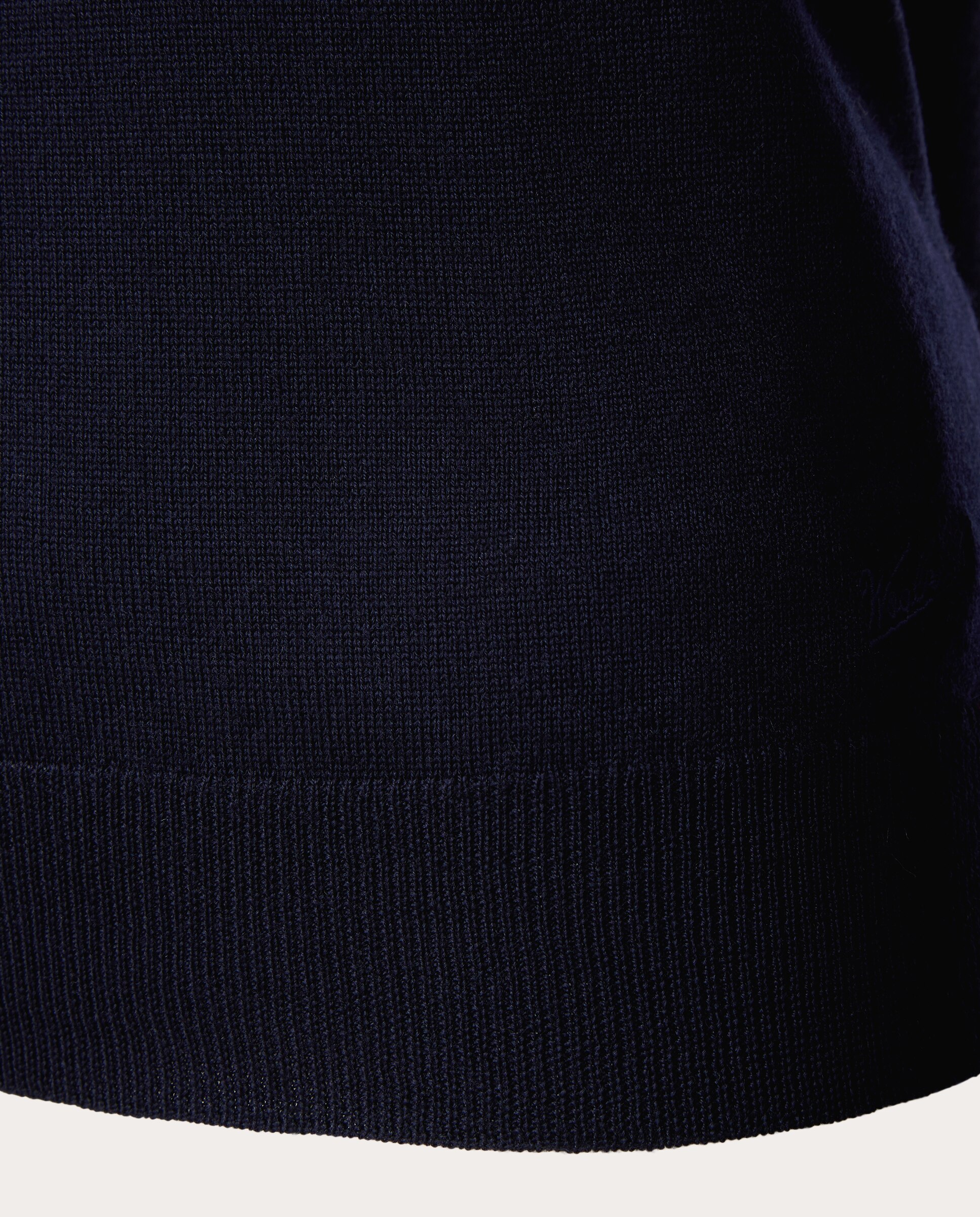 Imagen 4 de Jersey de cuello redondo de lana - Azul Azul
