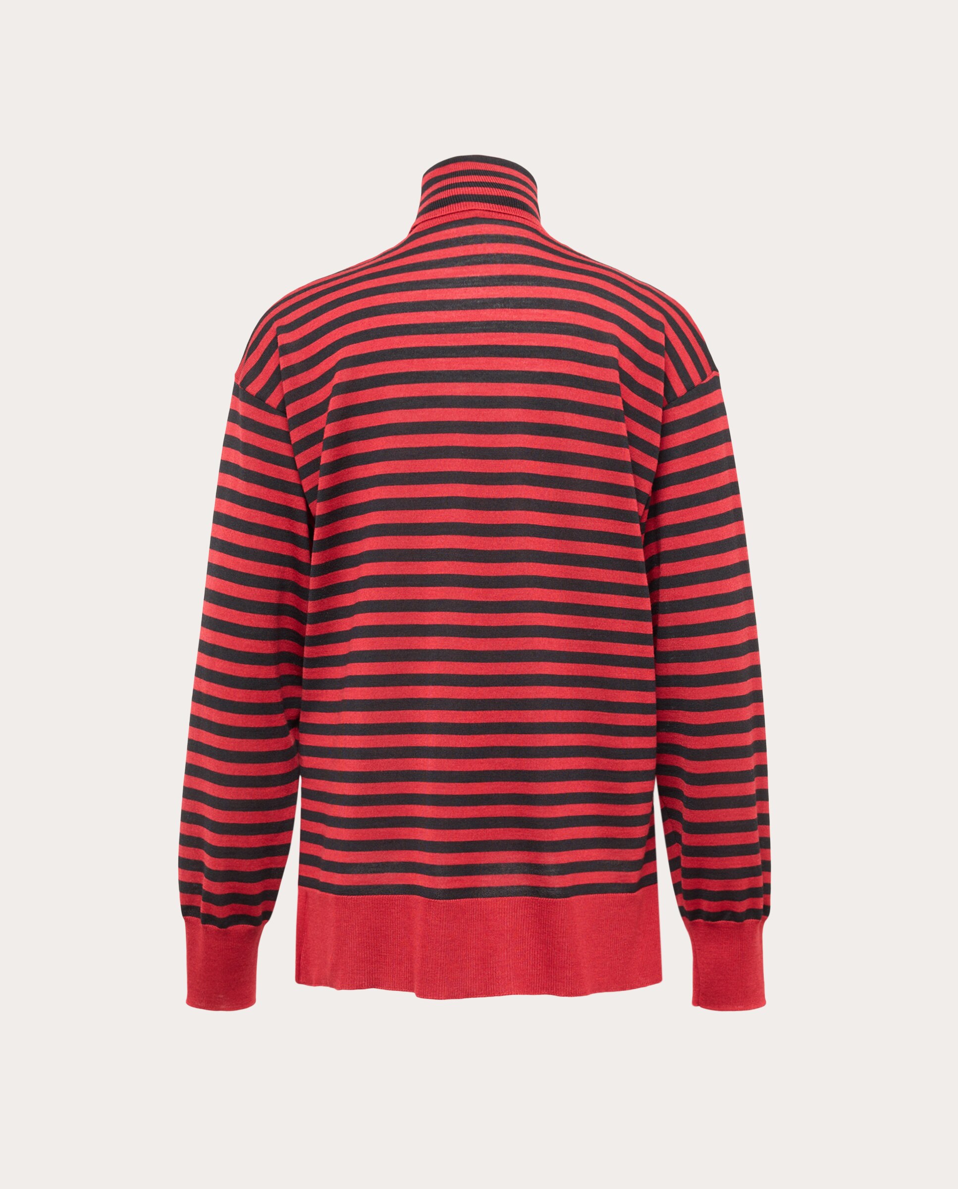 Imagen 2 de Jersey de punto de rayas - Rojo Rojo