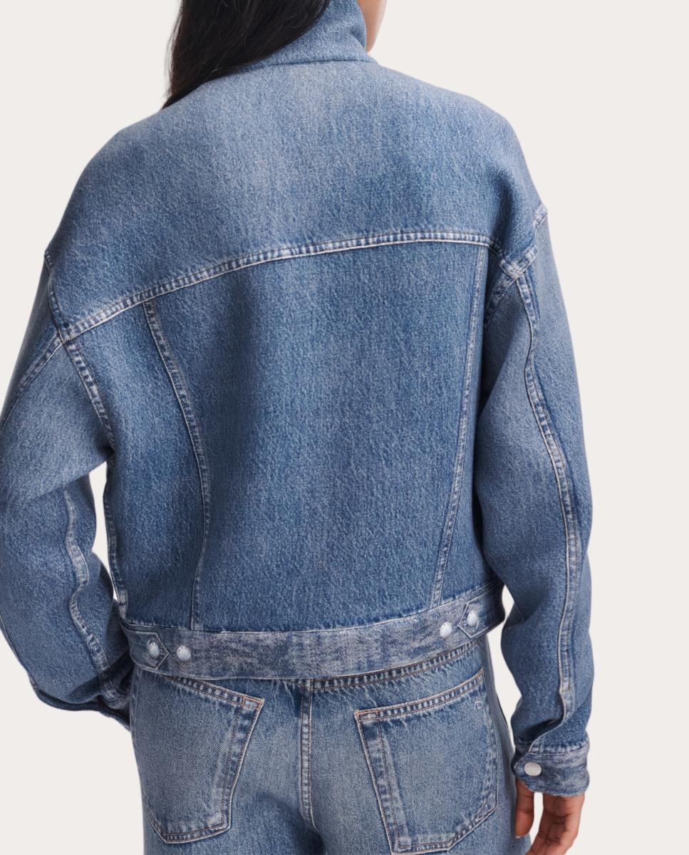 Imagen 4 de Chaqueta trucker Miramar Mallow Sutton - Azul Azul