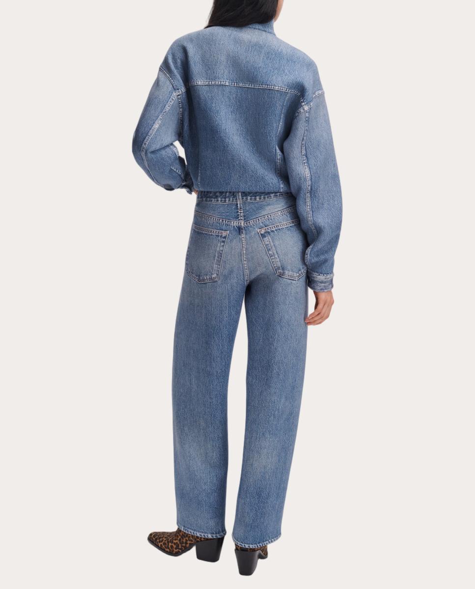 Pantalón Miramar Mallow high-rise pull-on Sutton - Azul Azul-3