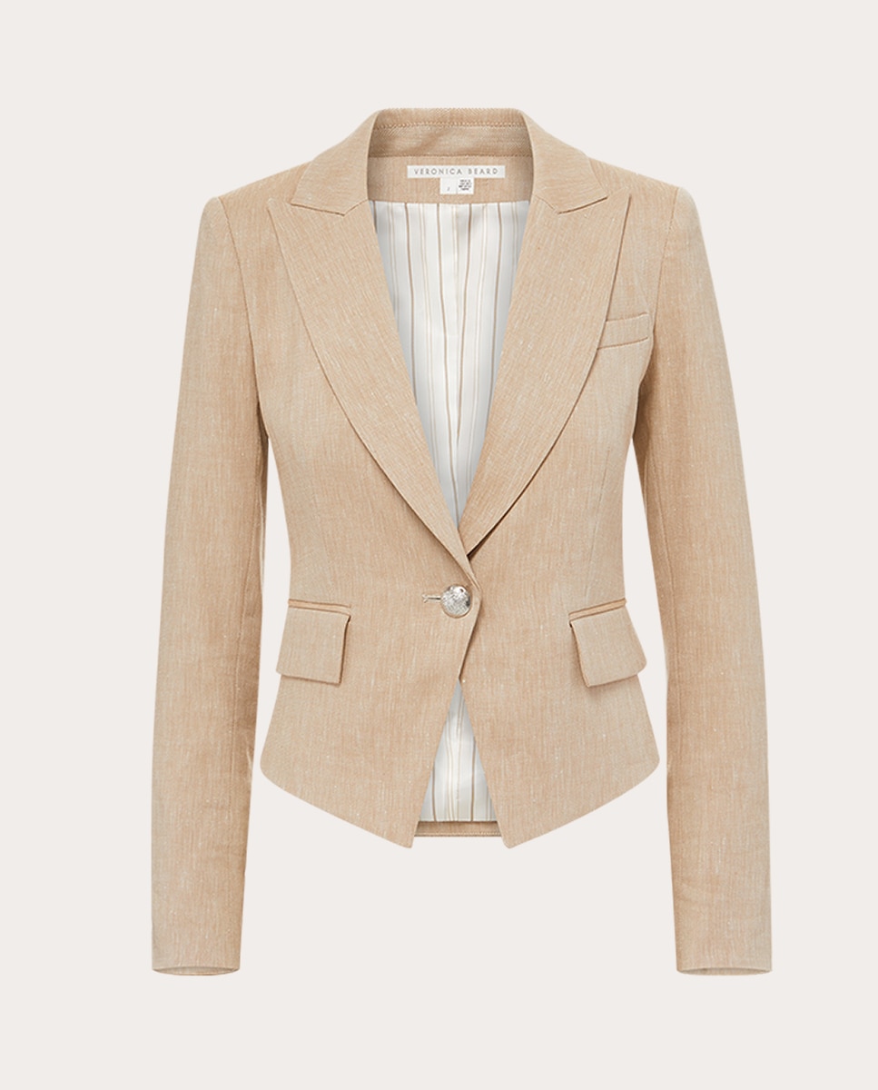 Imagen 1 de Chaqueta Hosanna de lino - Beige Beige