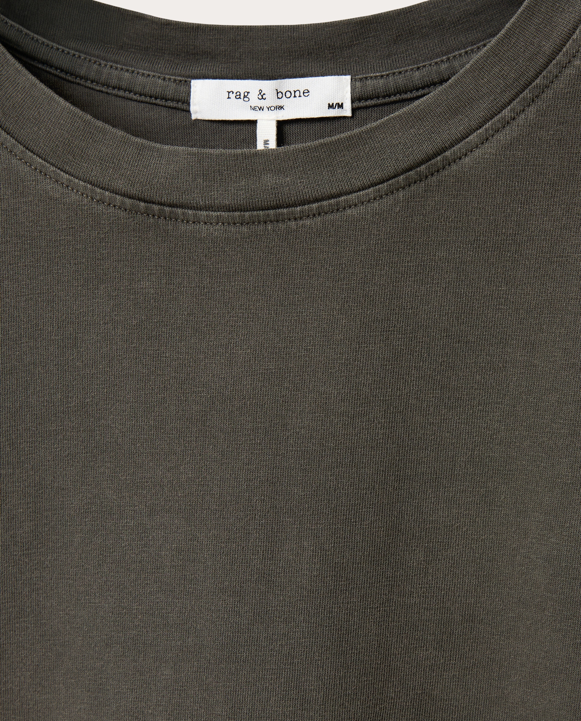 Camiseta boxy Kelly lavado distressed Pizarra - Gris oscuro Gris oscuro-2