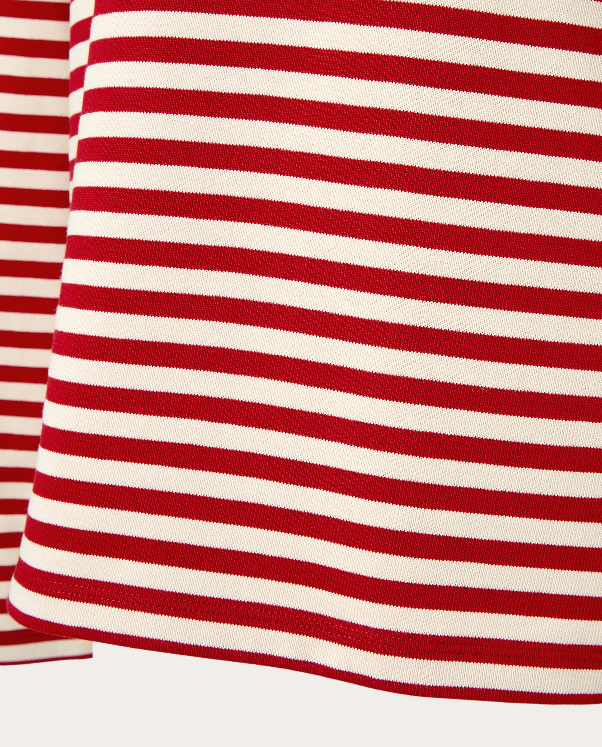 Imagen 4 de Camiseta de manga larga de rayas - Rojo Rojo