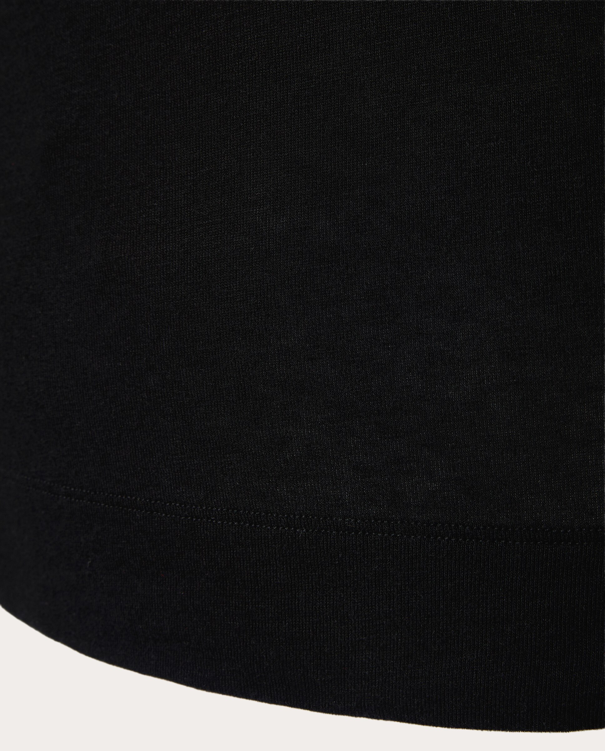 Camisola de manga comprida Preto-3