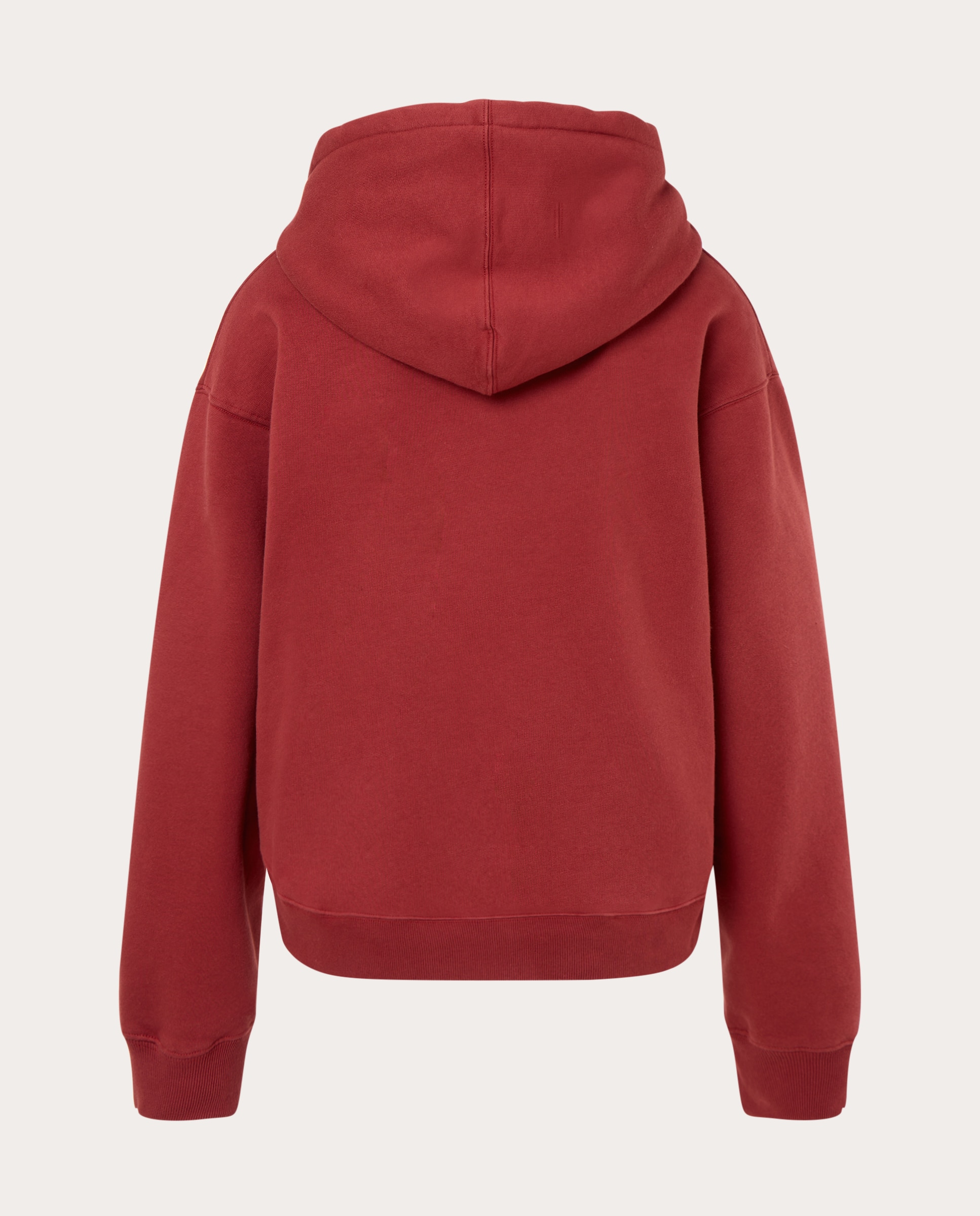 Imagen 2 de Sudadera con capucha de algodón - Burdeos Burdeos