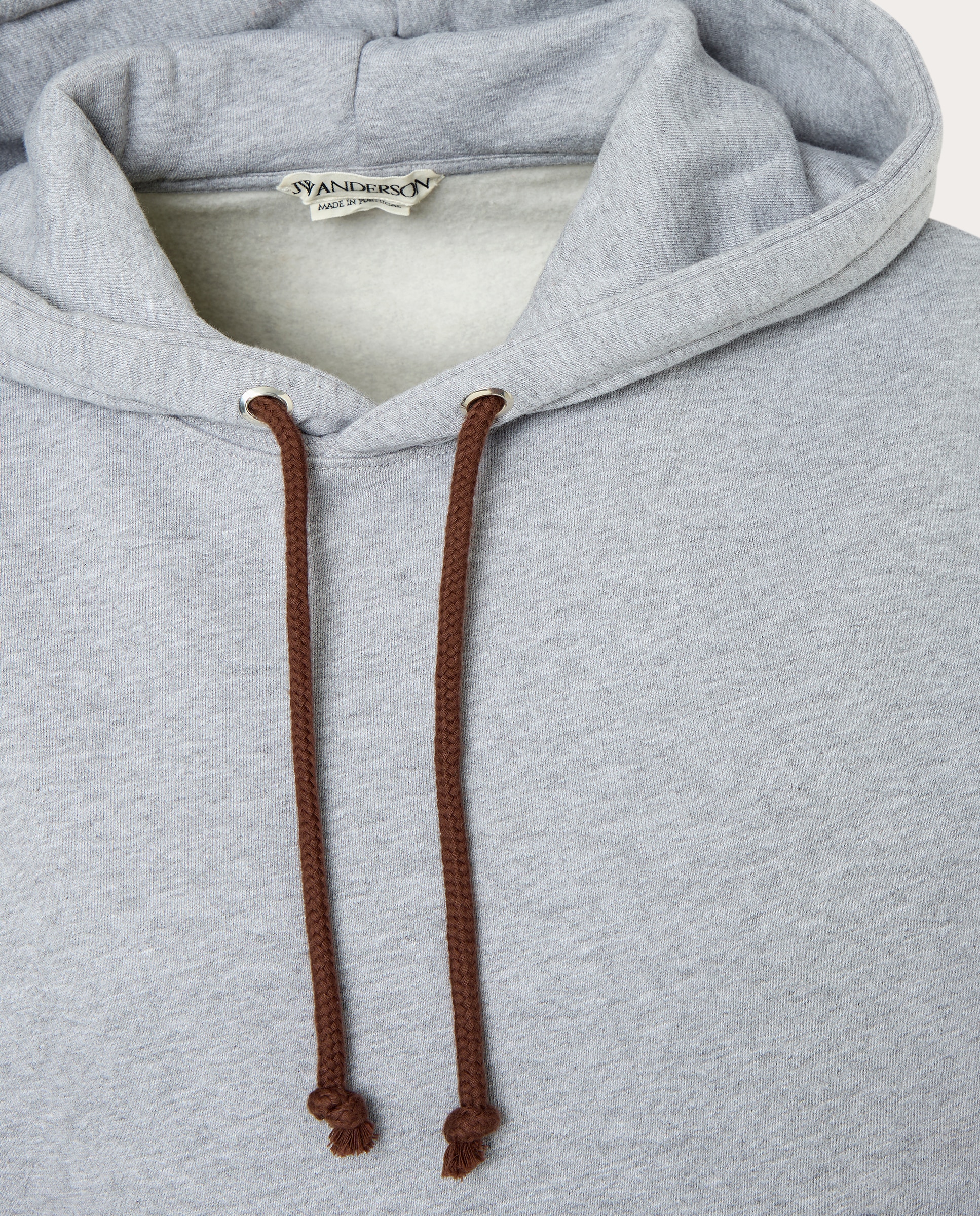 Imagen 3 de Sudadera con capucha de algodón - Gris Gris