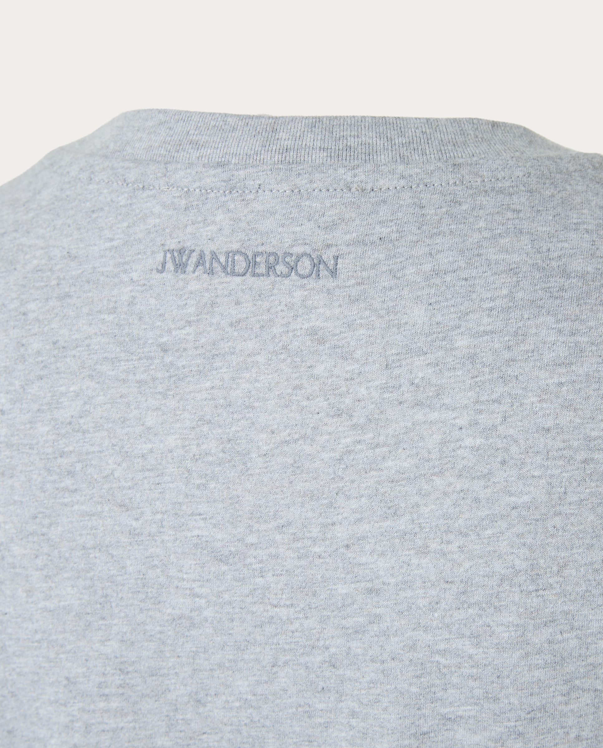 Imagen 4 de Camiseta con print de estrellas de algodón - Gris Gris