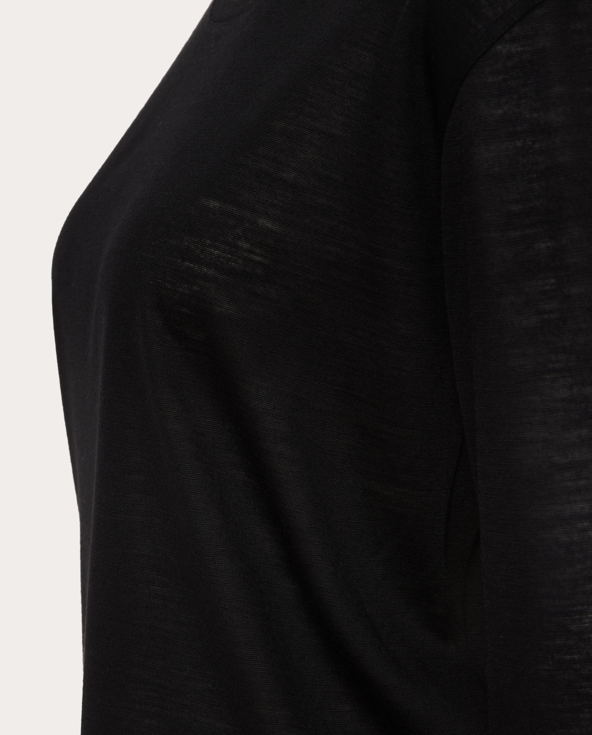 Camiseta Gella de algodón orgánico - Negro Negro-3