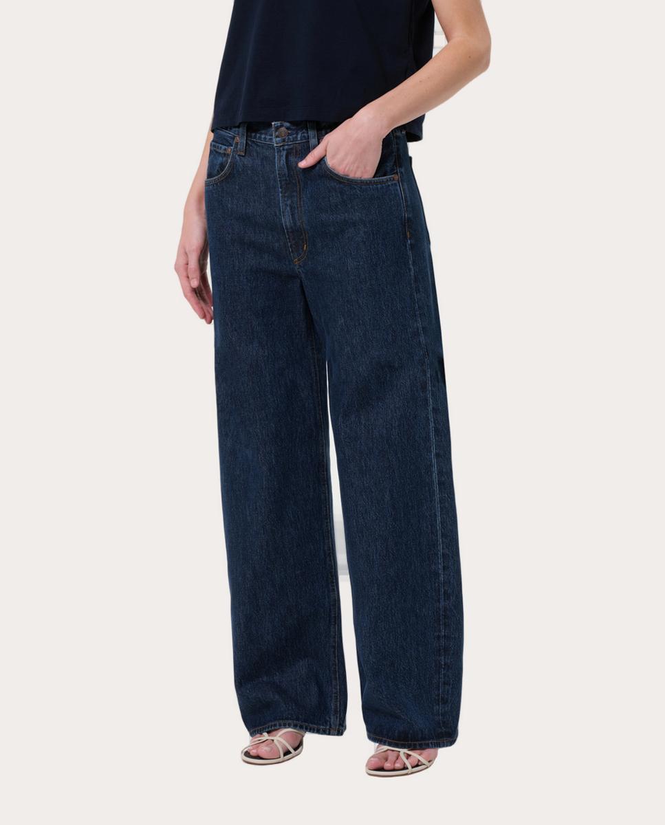 Jeans Straight Low Curve Azul-escuro-5