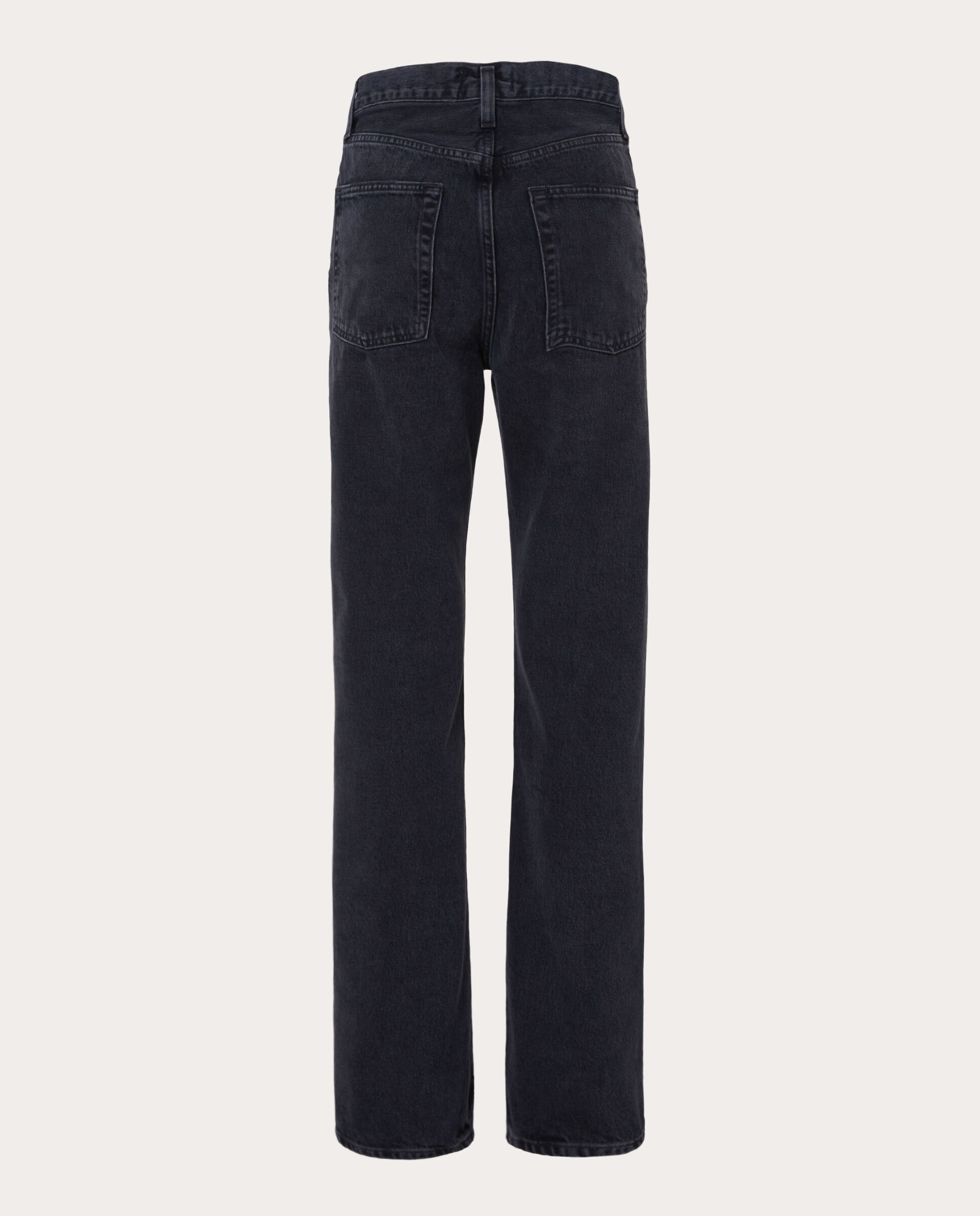 Jeans Straight V-Waist Kelly Preto-2