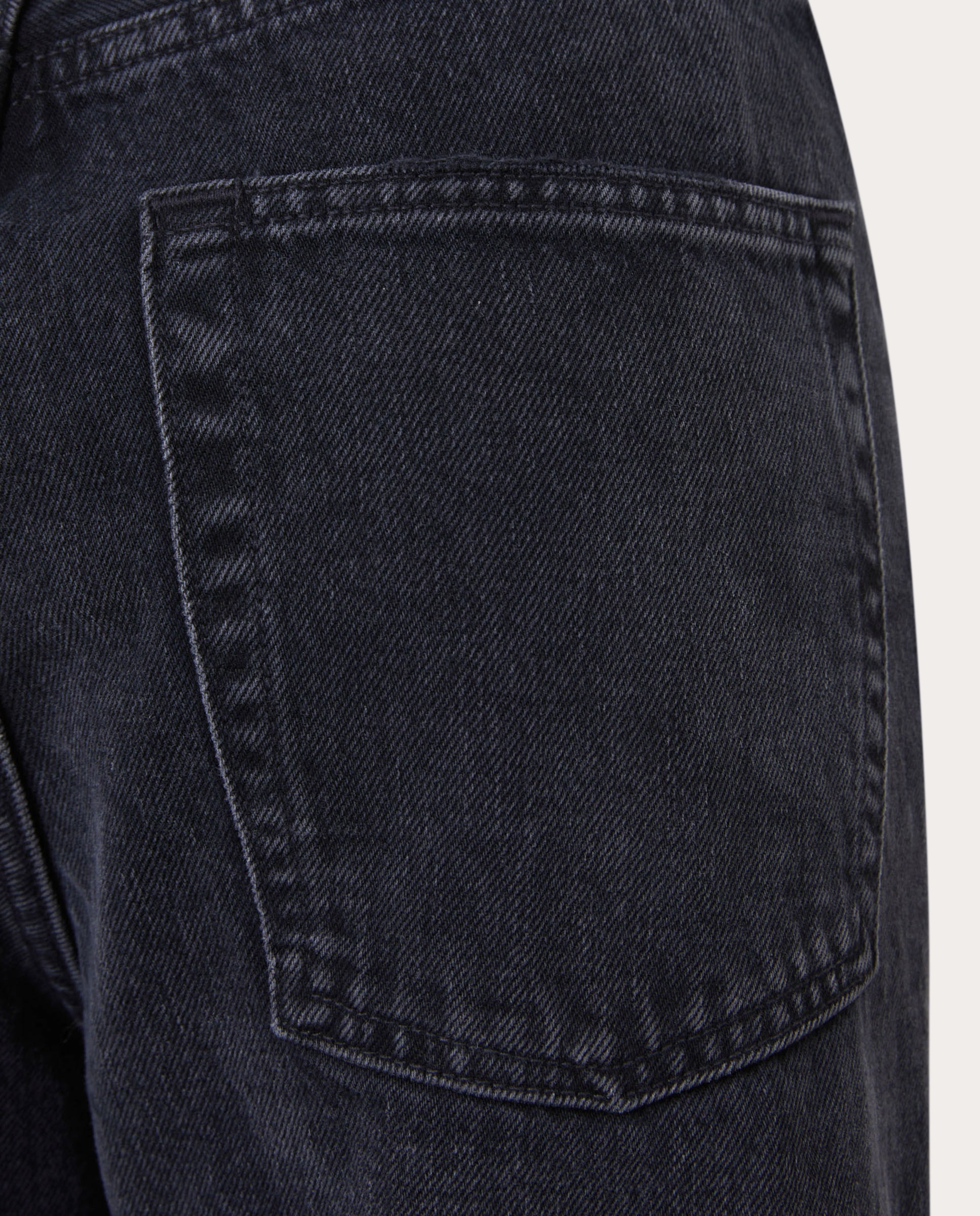 Jeans Straight V-Waist Kelly Preto-4