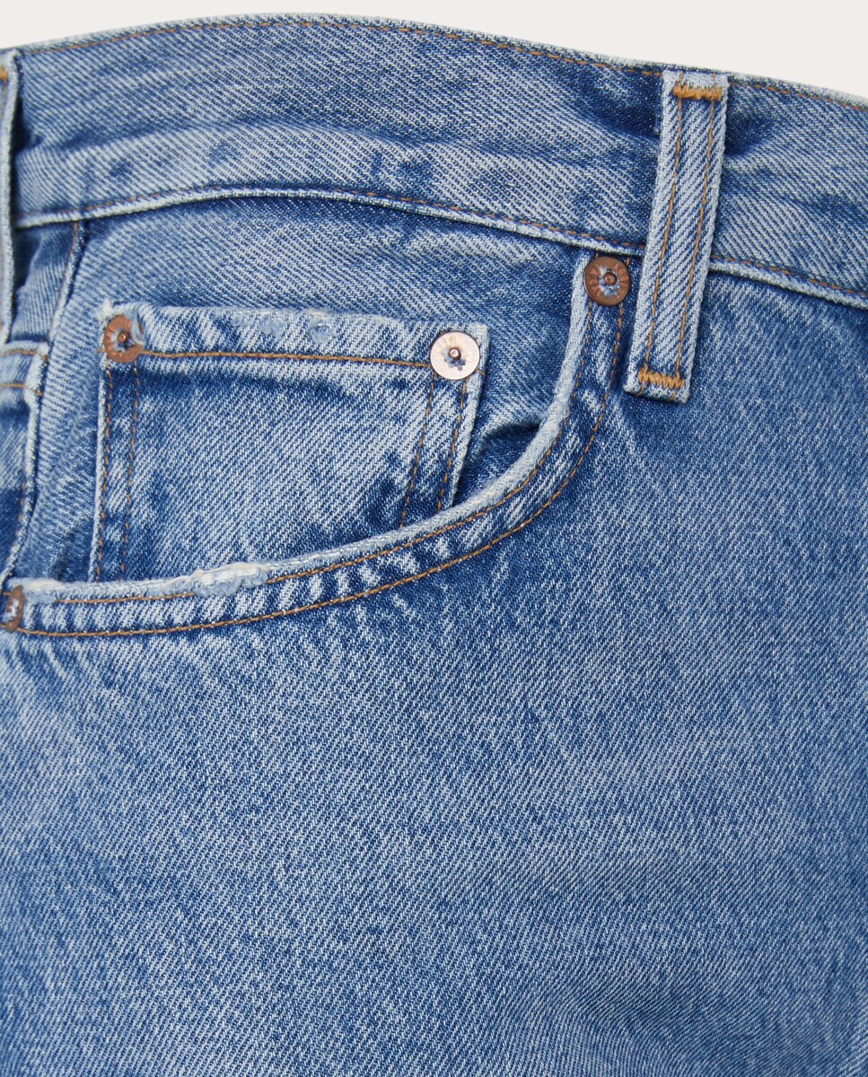 Pantalón vaquero recto Henson Azul-3