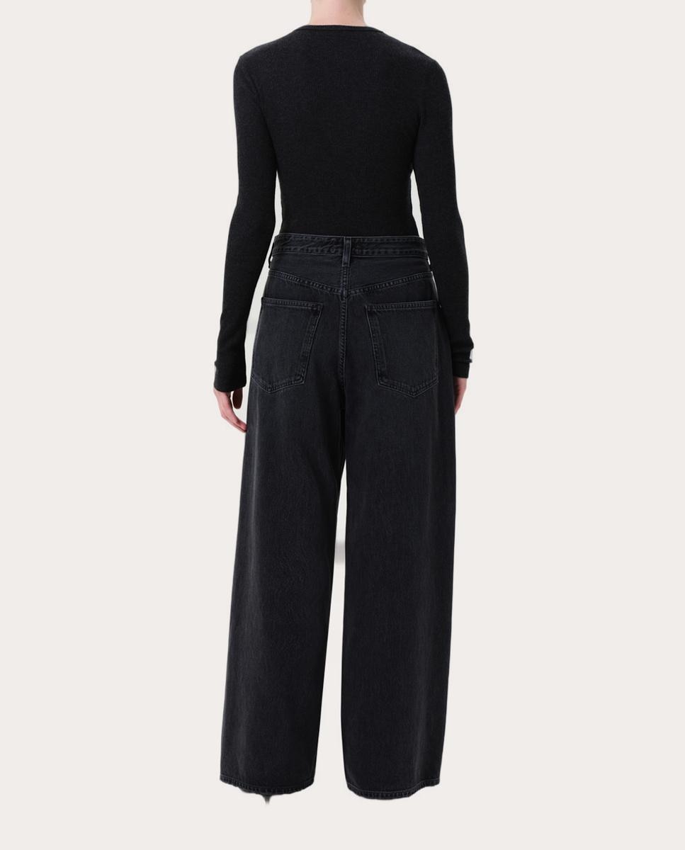 Jeans regular Preto-3