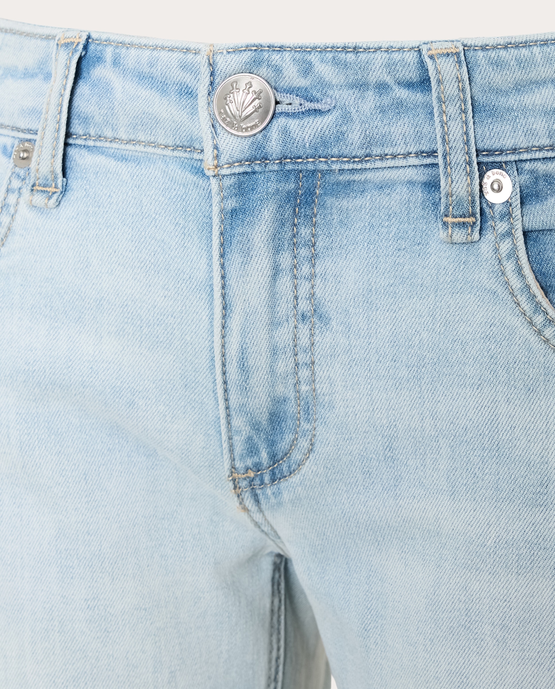 Vaquero Dre slim boyfriend Pleasant - Azul claro Azul claro-5