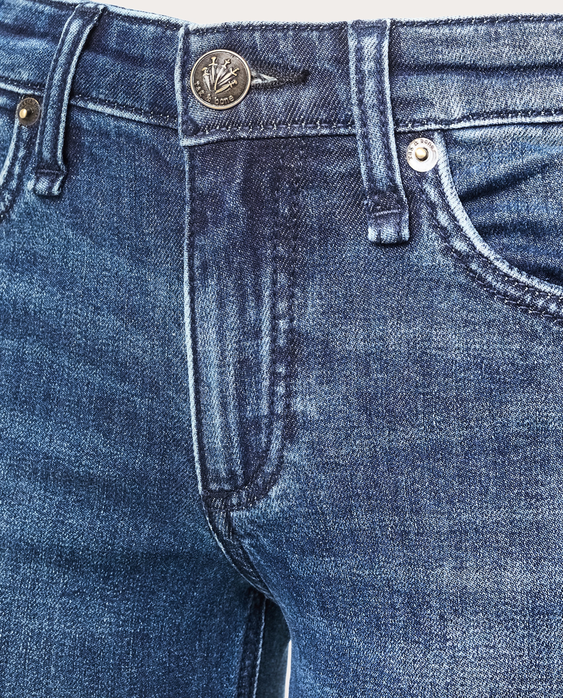 Vaquero Kinsley low-rise bootcut Lulu - Azul marino Azul marino-4