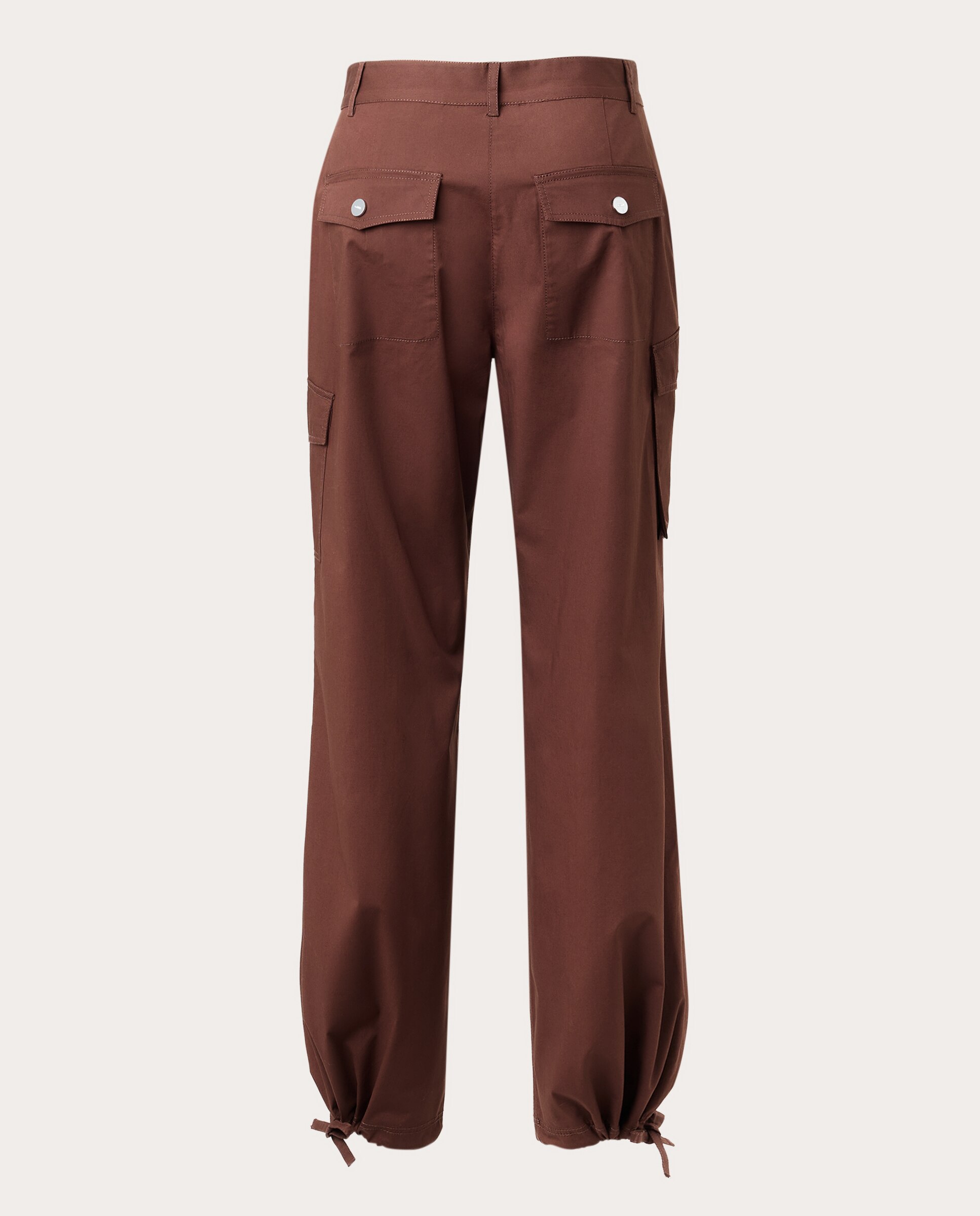 Calças Cargo Regular Fit Castanho-2