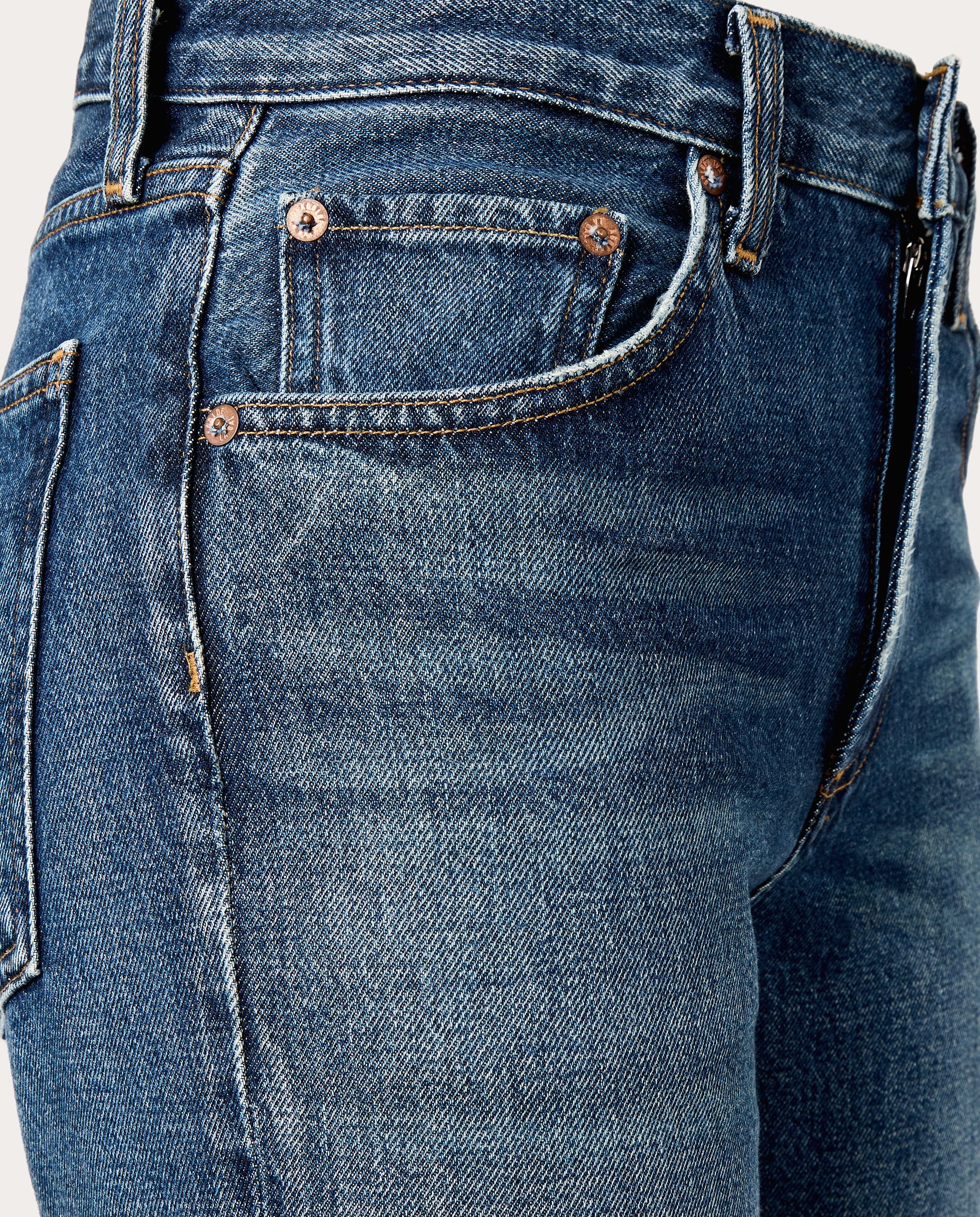 Jeans Kick Boot Mid Rise Azul-4