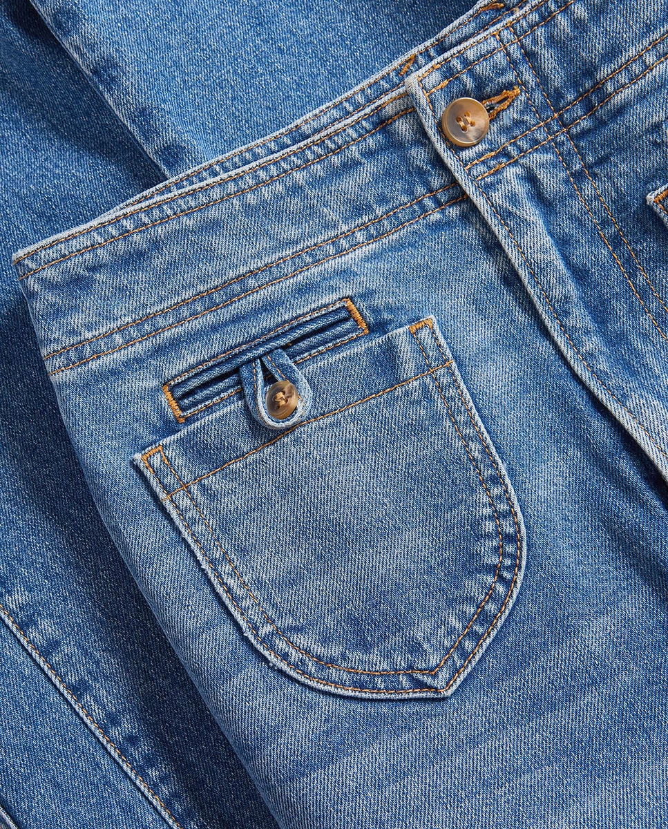 Jeans Taylor Cintura Subida Azul-6