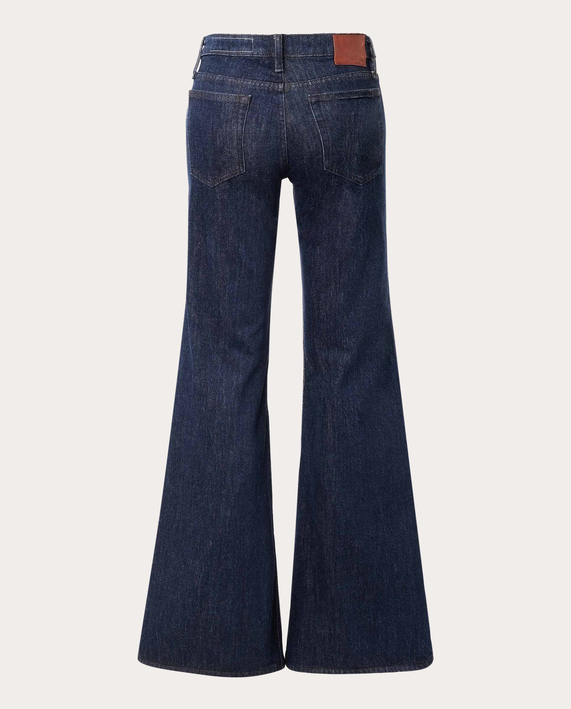 Vaquero Josie low-rise relaxed flare - Azul Azul-2