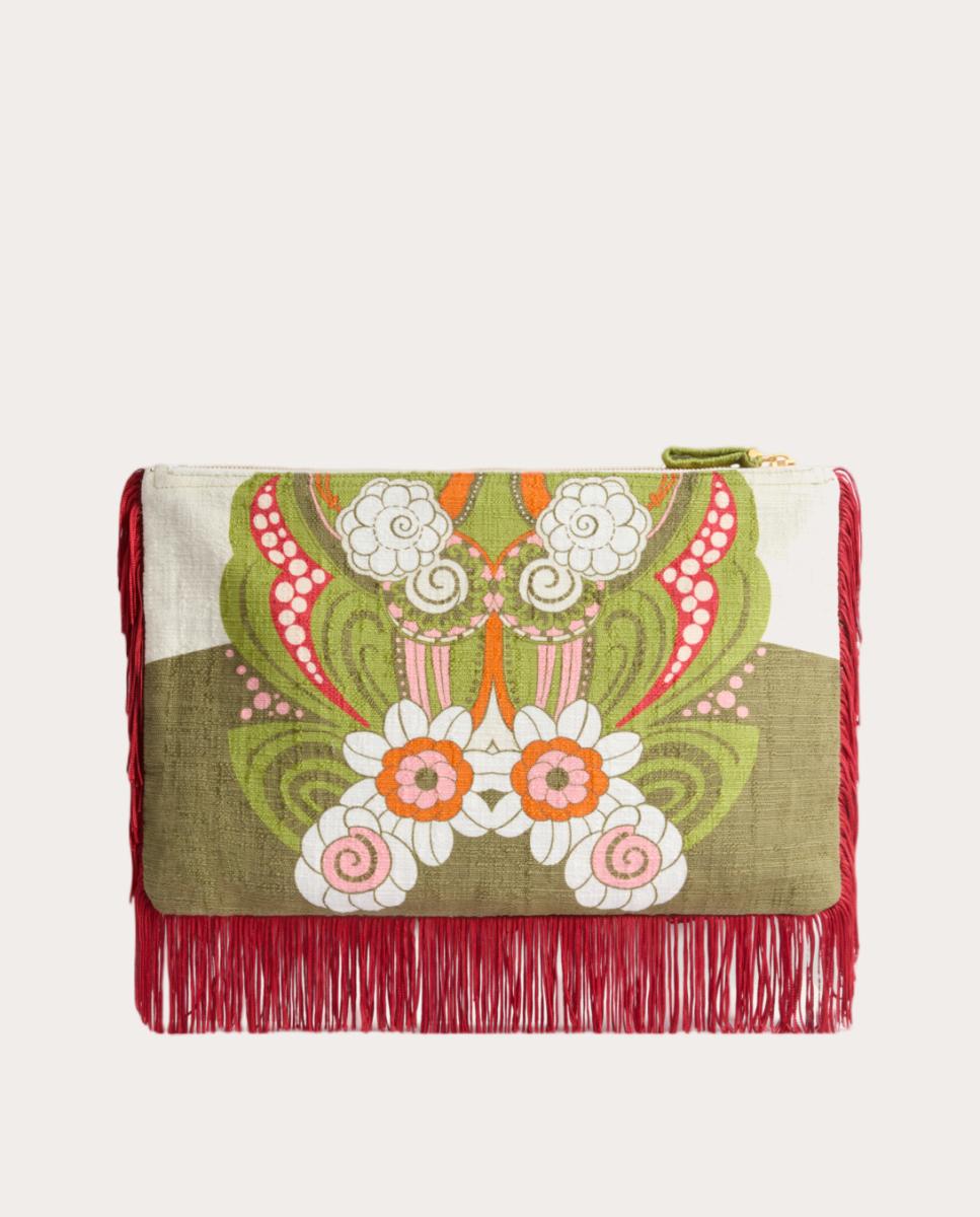 Imagen 0 de Bolso de mano de algodón Naranja