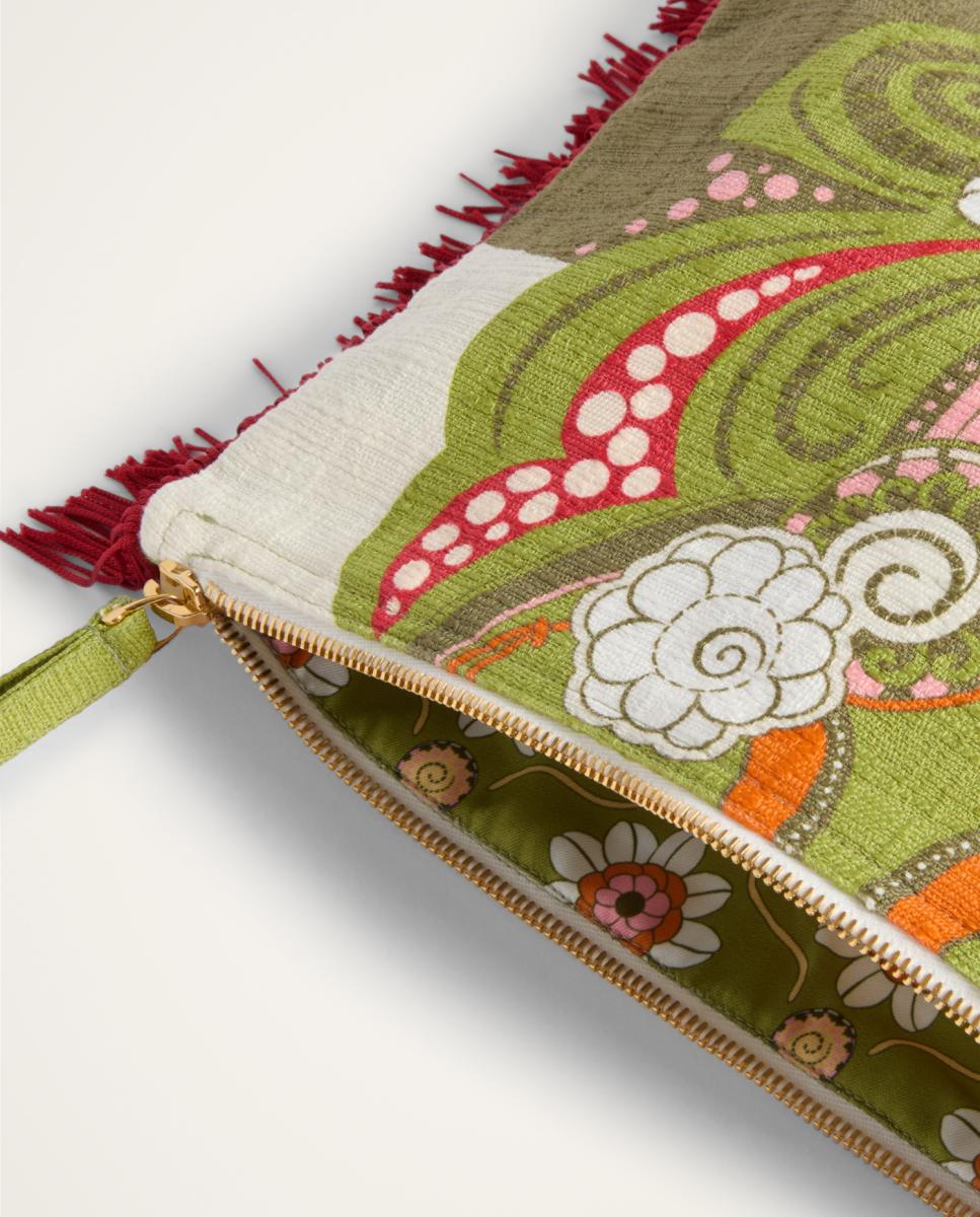 Bolso de mano de algodón - Naranja Naranja-3