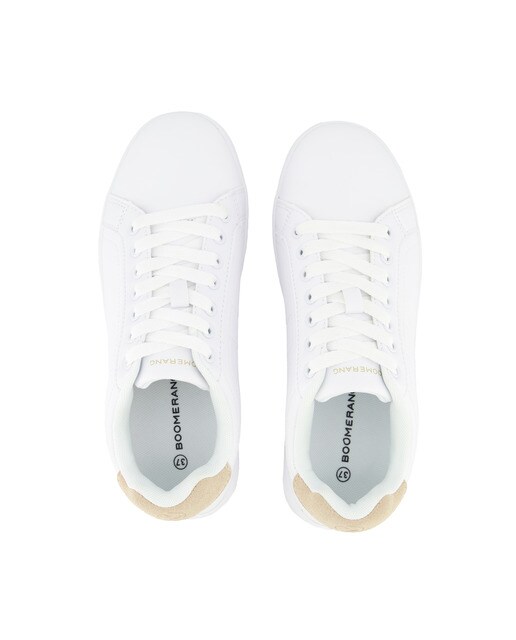 Sapatilhas Desportivas Casual de Mulher Klash Bege-4