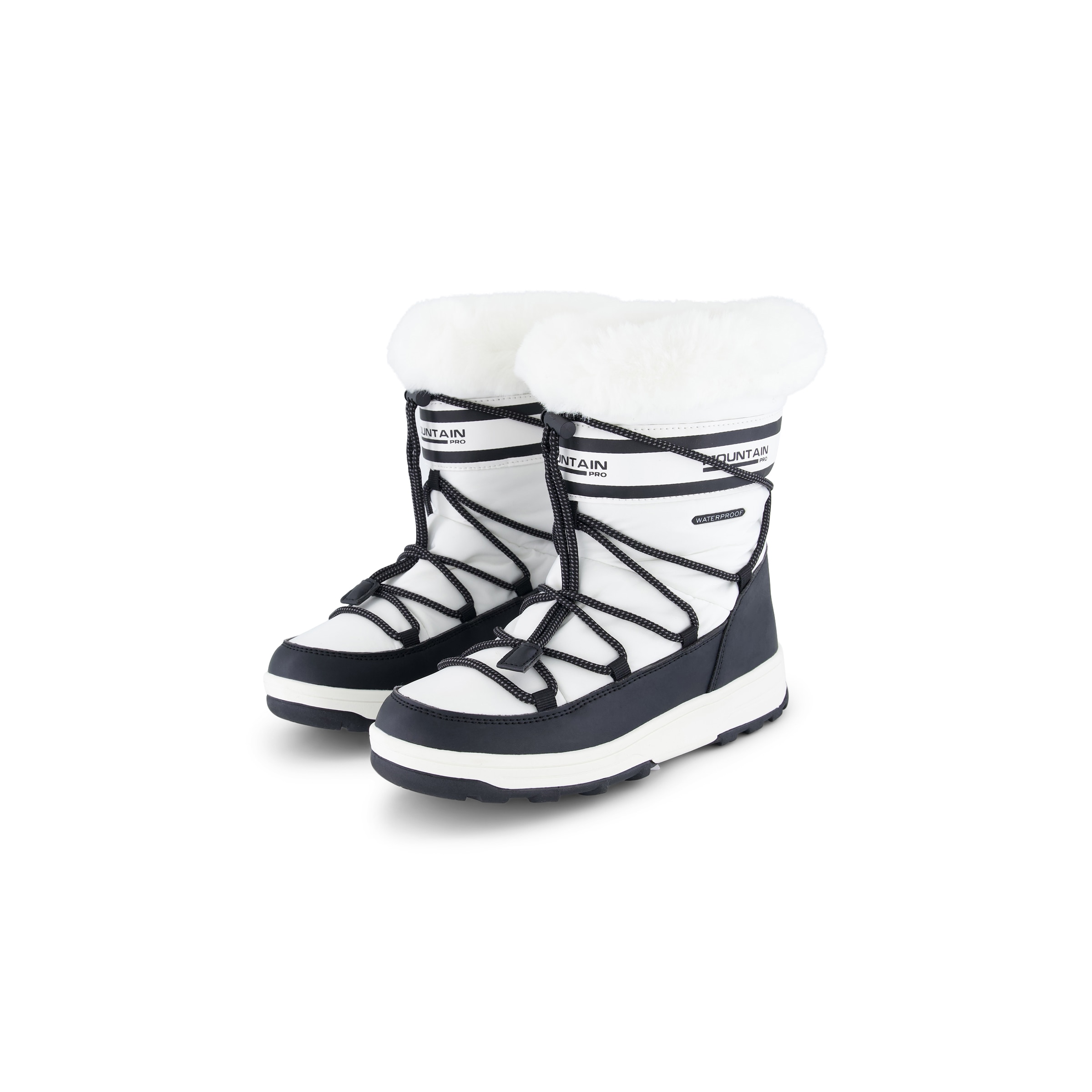Botas Après-Ski de Mulher Branco-5