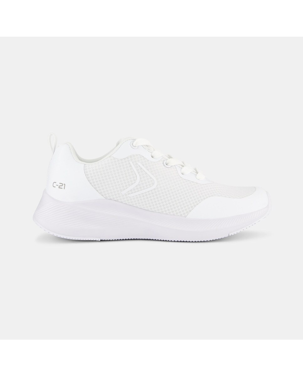 Zapatillas de running de mujer C-21Boomerang - Blanco Blanco-1