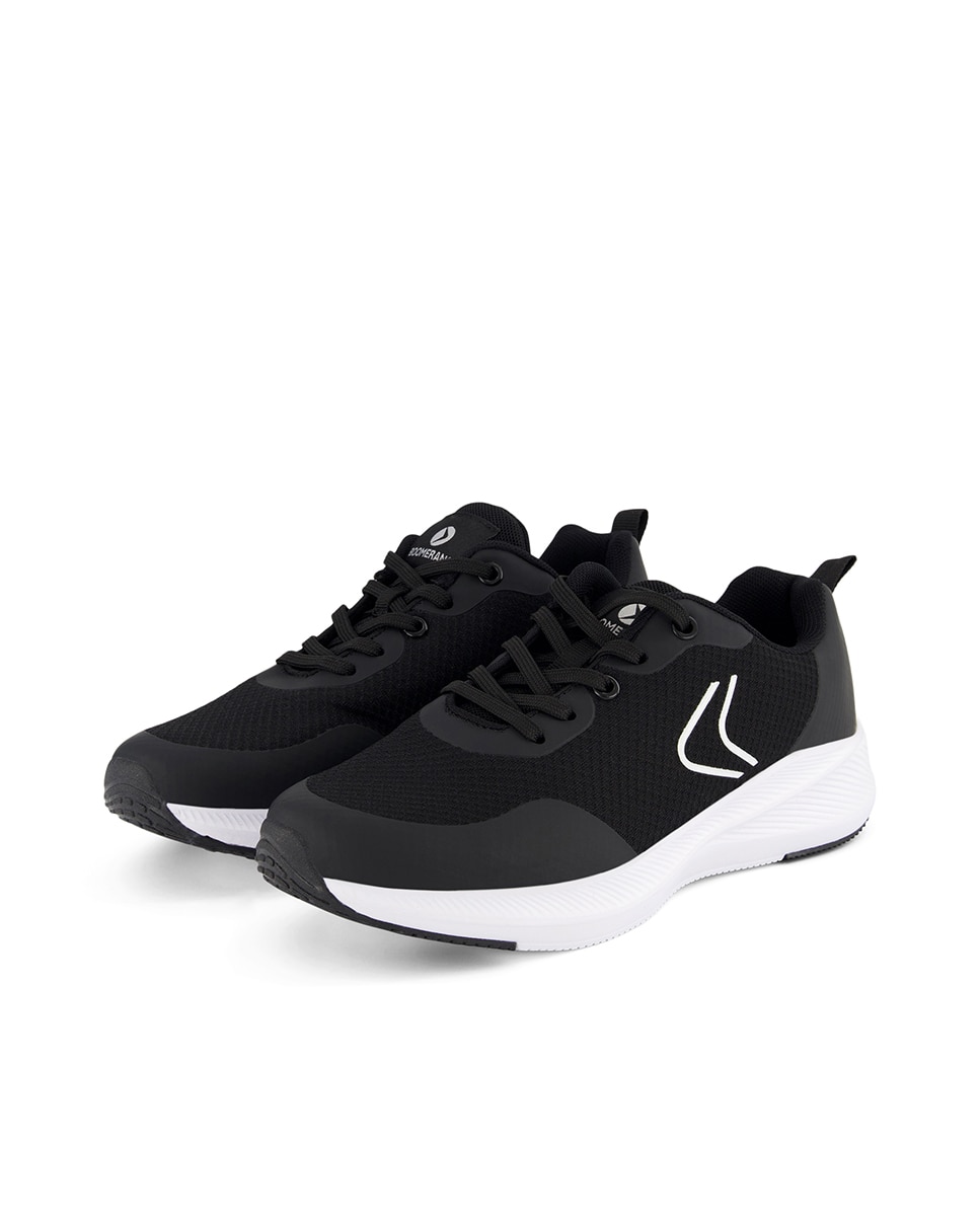 Zapatillas de running de niños C-21Boomerang - Negro Negro-7