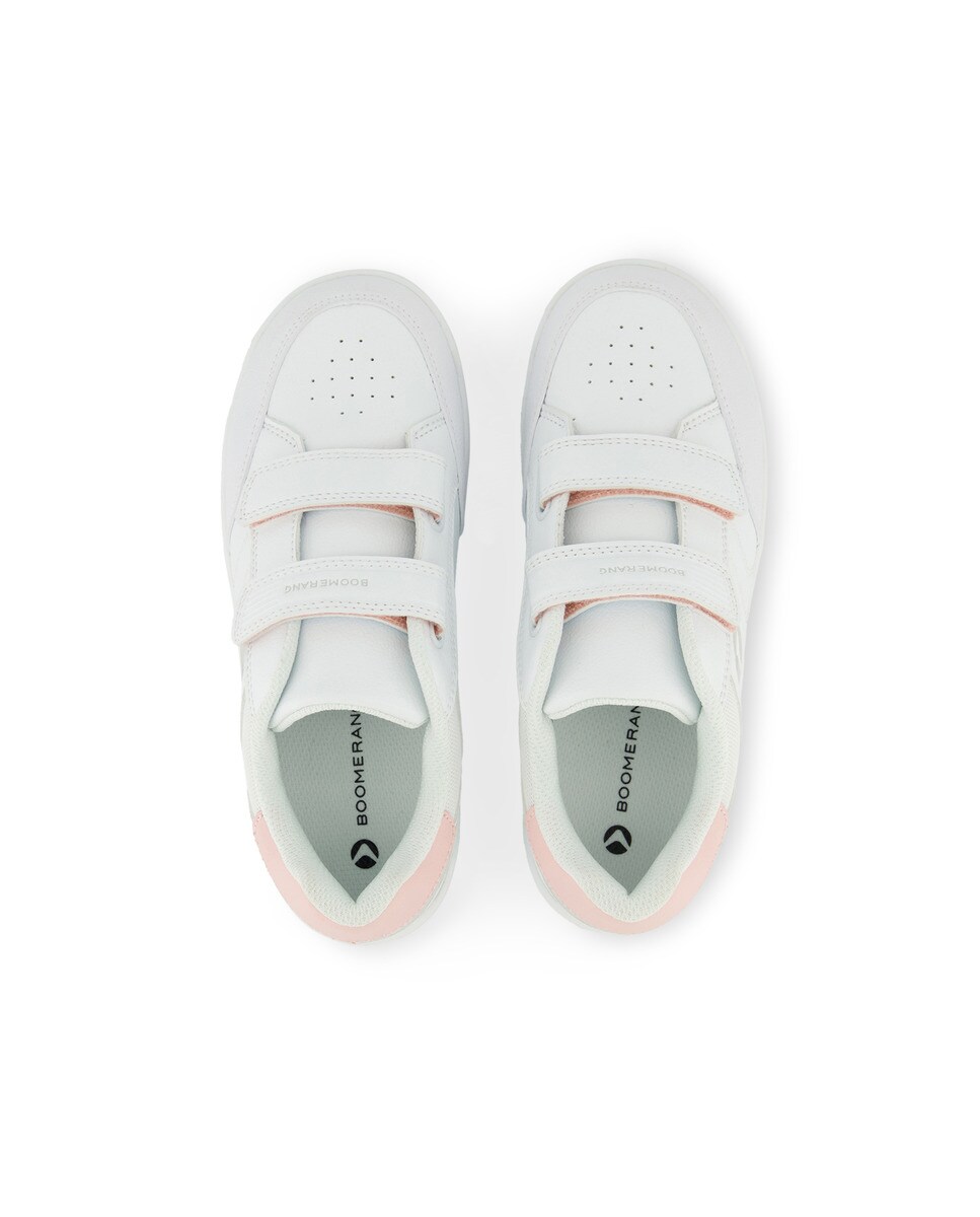 Imagen 4 de Zapatillas training infantil con velcro Boomerang Klado 5 - Rosa Rosa