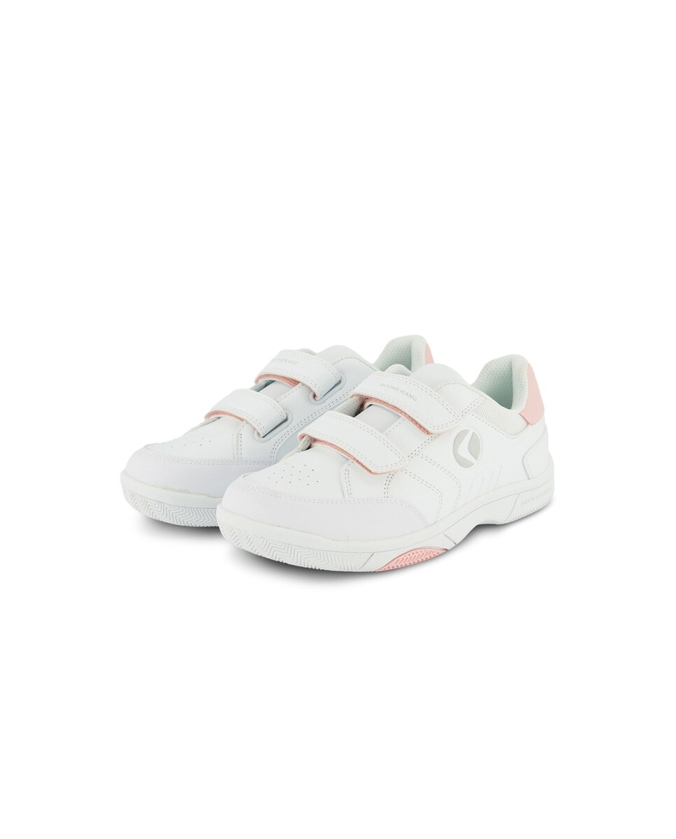 Imagen 6 de Zapatillas training infantil con velcro Boomerang Klado 5 - Rosa Rosa