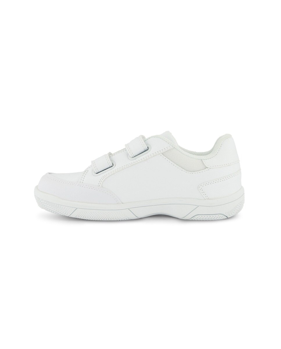 Imagen 3 de Zapatillas training infantil con velcro Boomerang Klado 5 - Blanco Blanco
