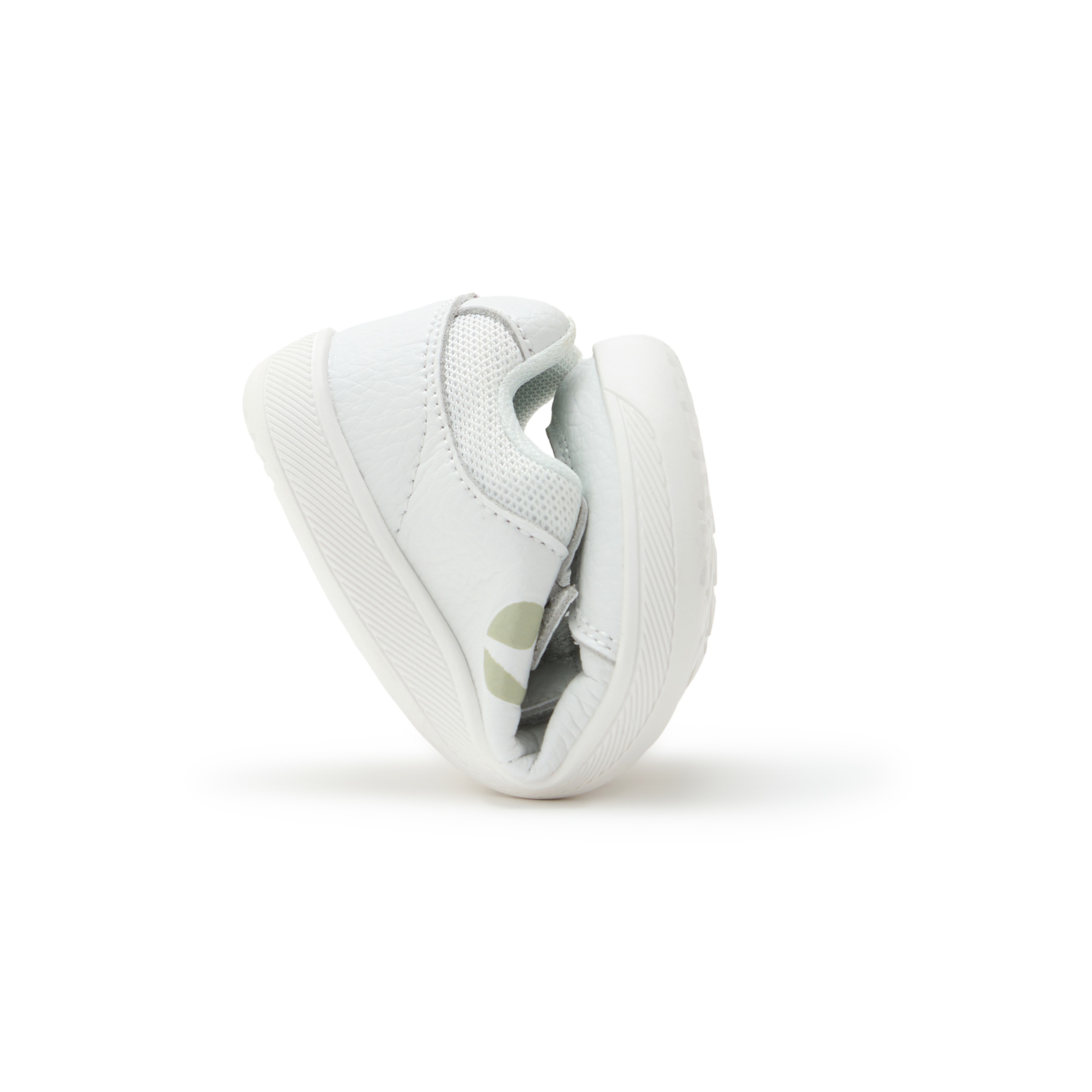 Zapatillas training infantil en piel con velcro FLEX Boomerang Barefoot - Blanco Blanco-6