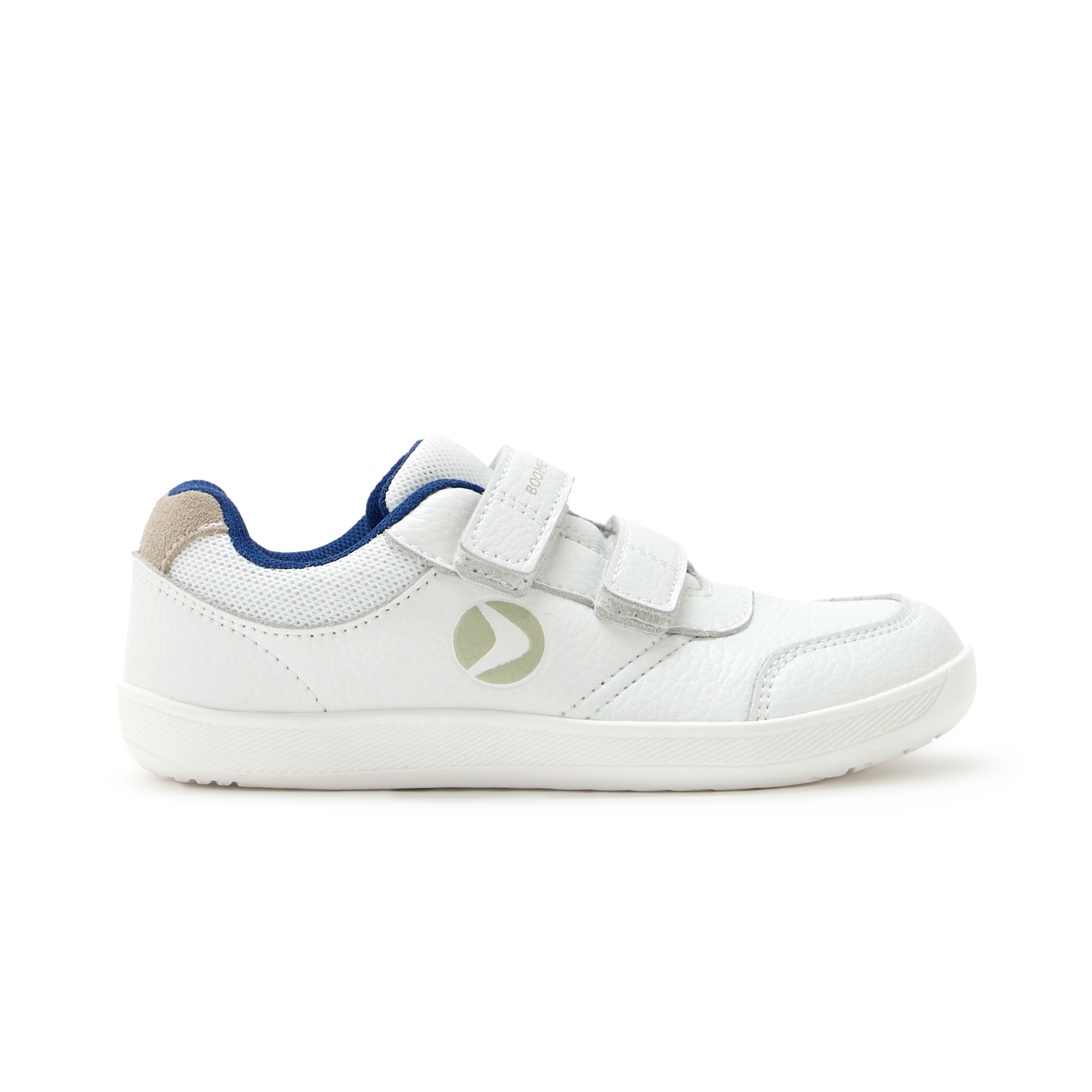 Imagen 0 de Zapatillas training infantil en piel con velcro FLEX Boomerang Barefoot Blanco roto