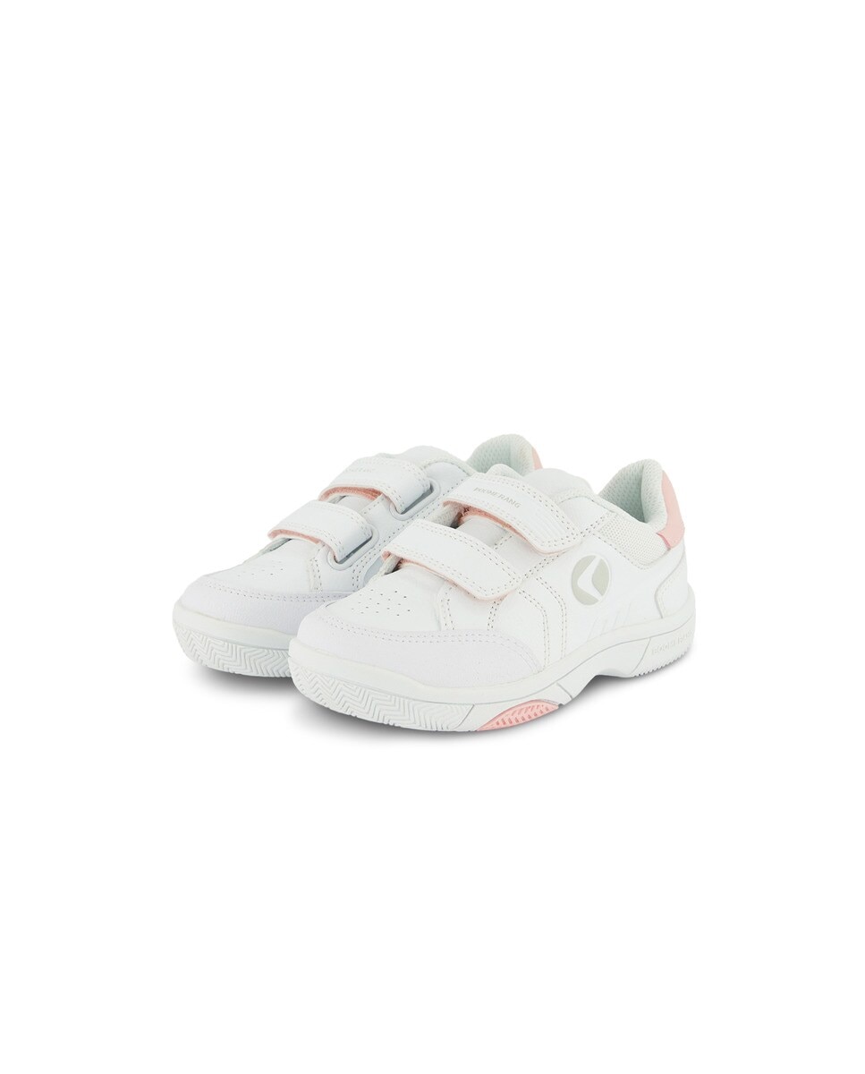 Sapatilhas de Training Infantis com Velcro Klado 5 Rosa-6