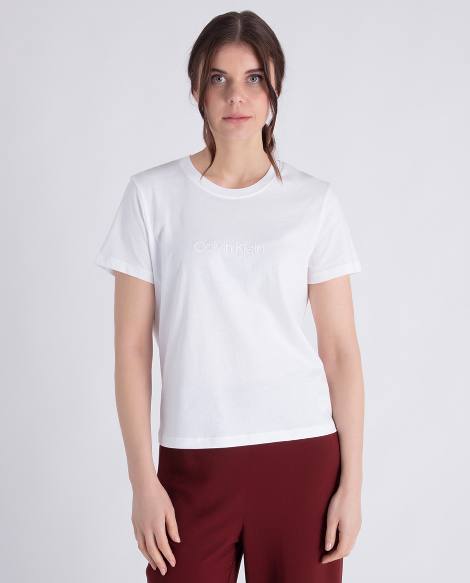 Camiseta de pijama - Calvin Klein - Cotton Tees - Blanco Blanco-1