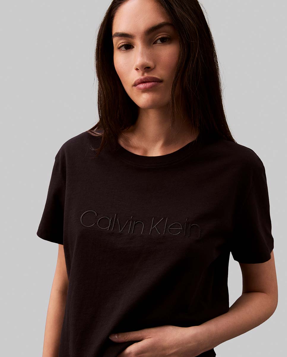 Camisola de Pijama - Cotton Tees Preto-3