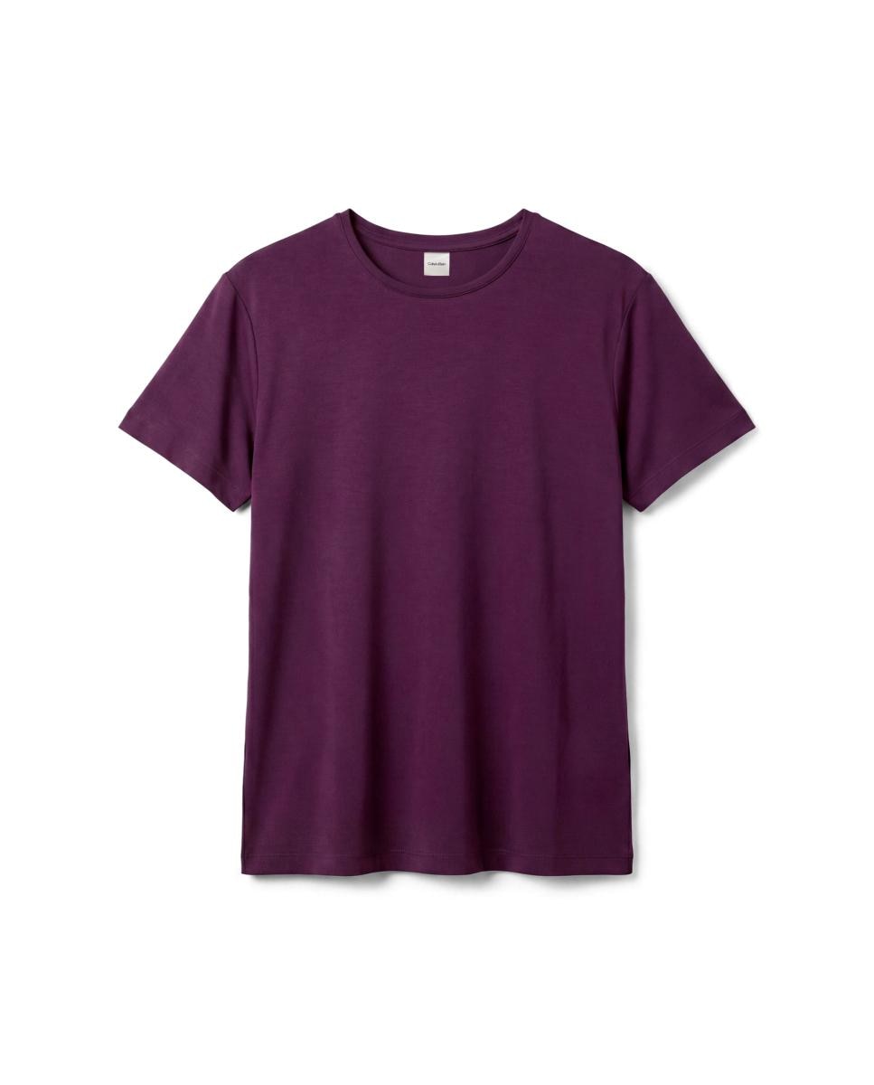 T-shirt de manga curta Roxo-6