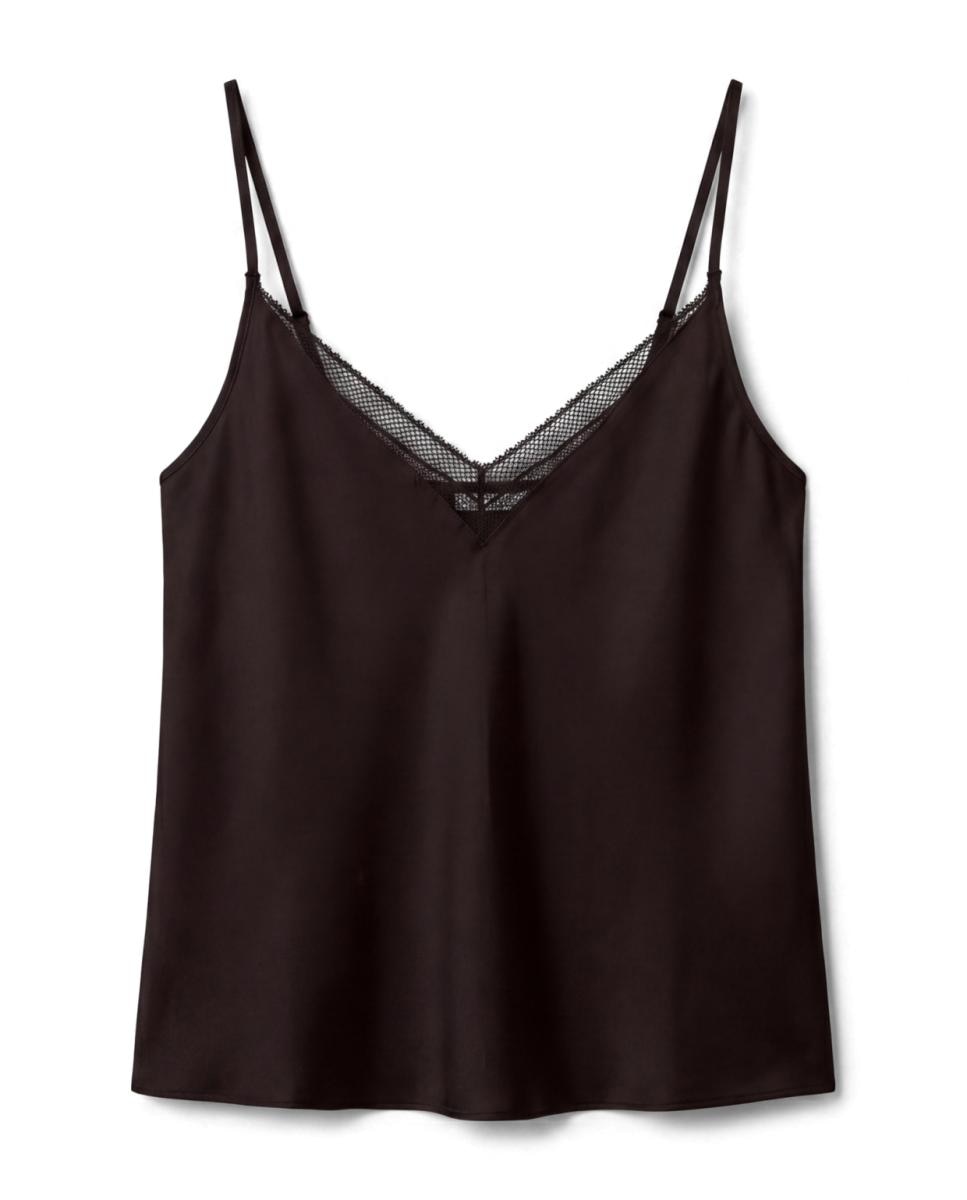Camisa de Cetim Preto-6