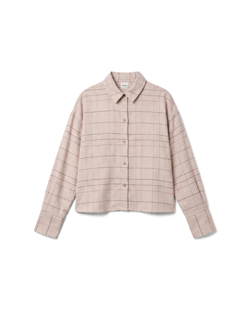 Camisa de manga comprida Cinzento-6