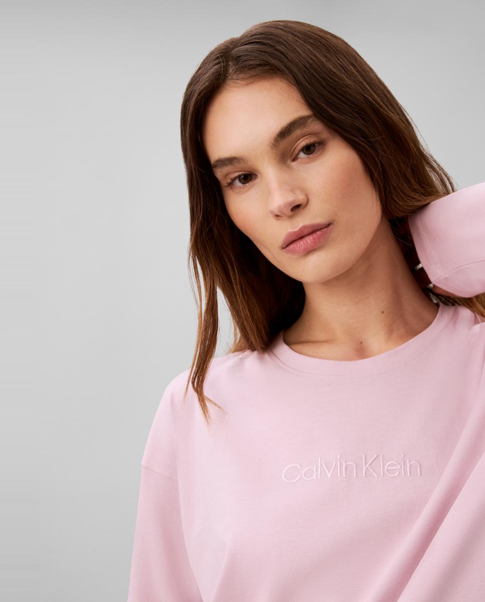 Camiseta manga larga - Calvin Klein - Rosa Rosa-3