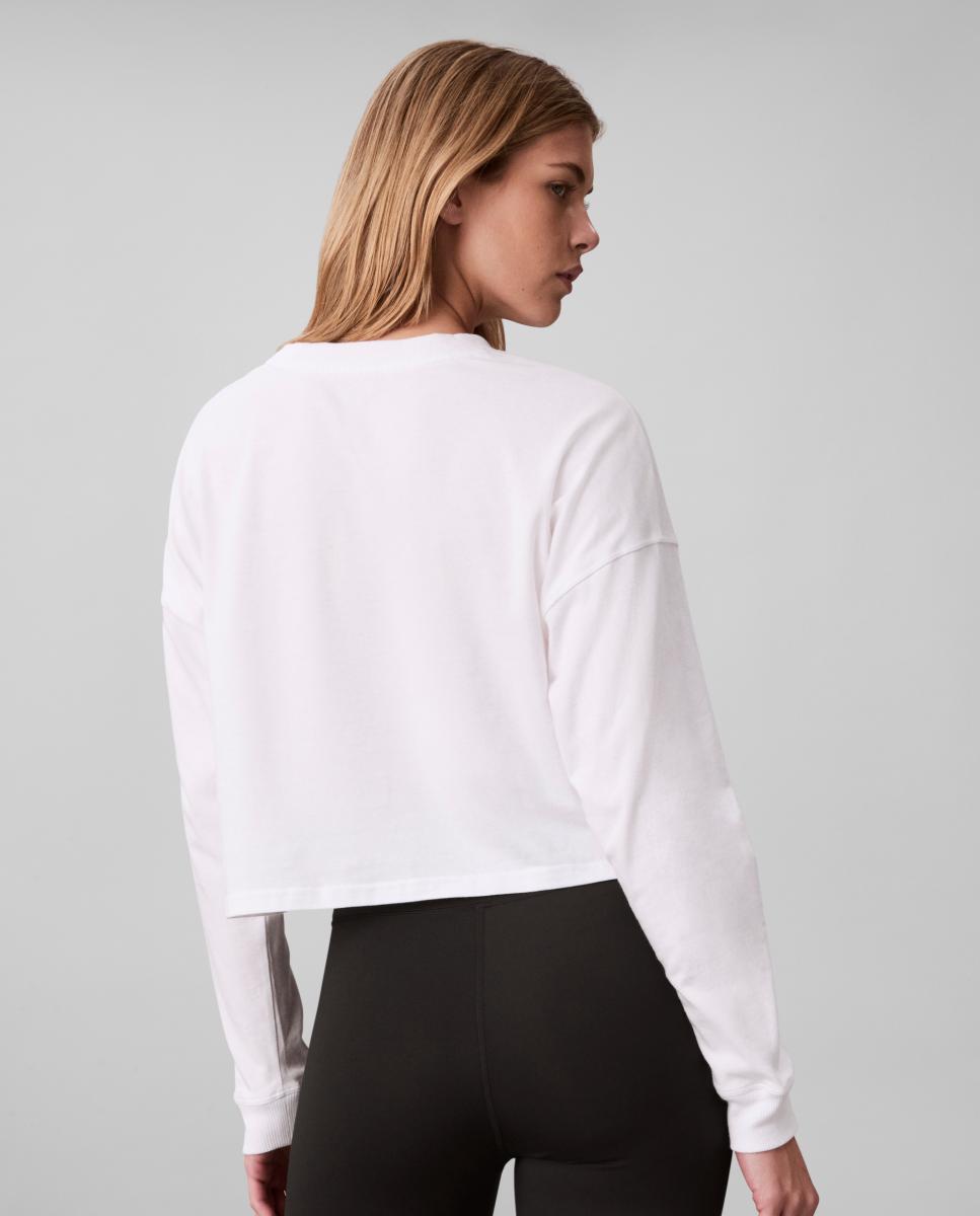 Camiseta manga larga - Calvin Klein - Blanco Blanco-2