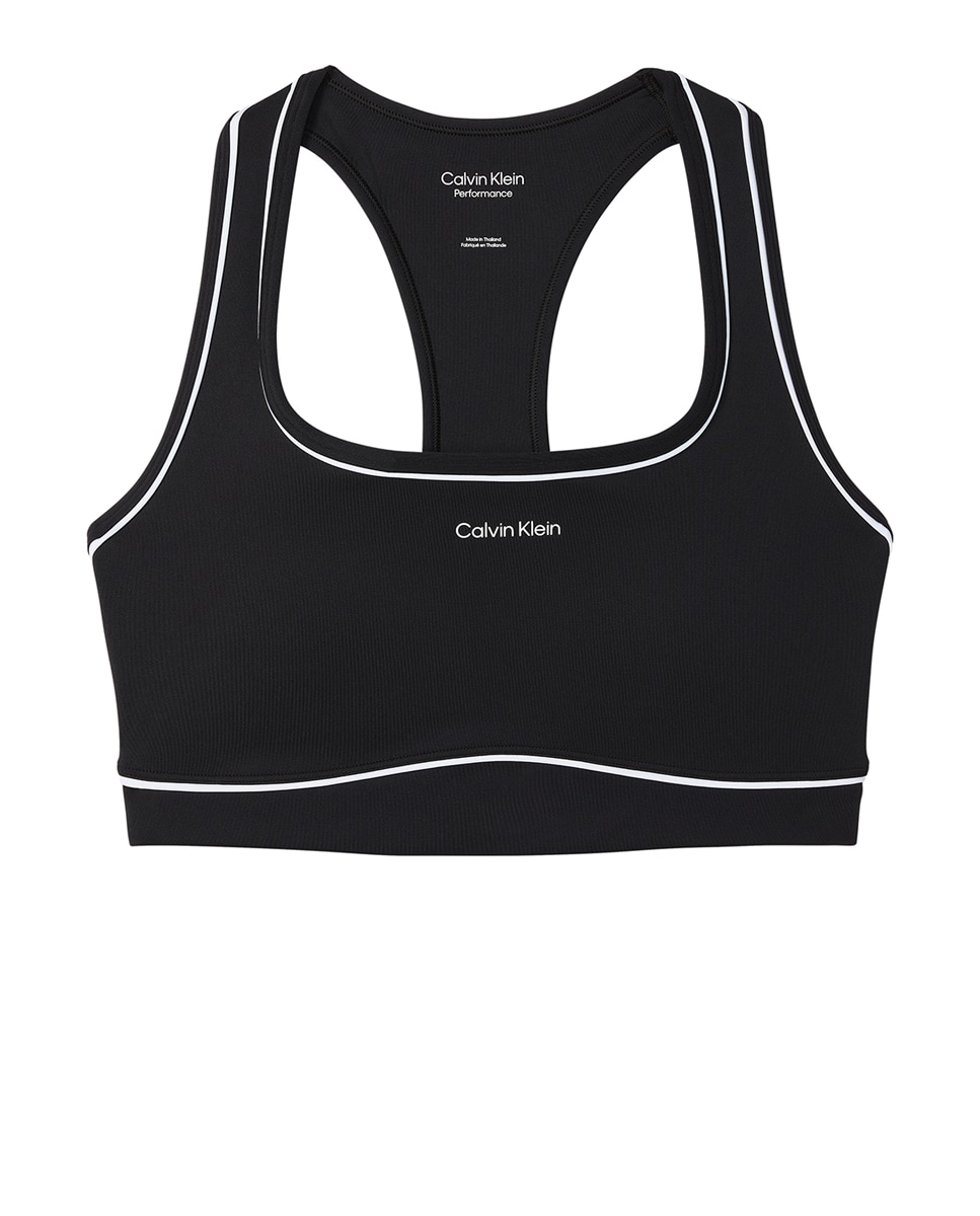Soutien Desportivo com Debruado Seasonal Fashion Preto-8
