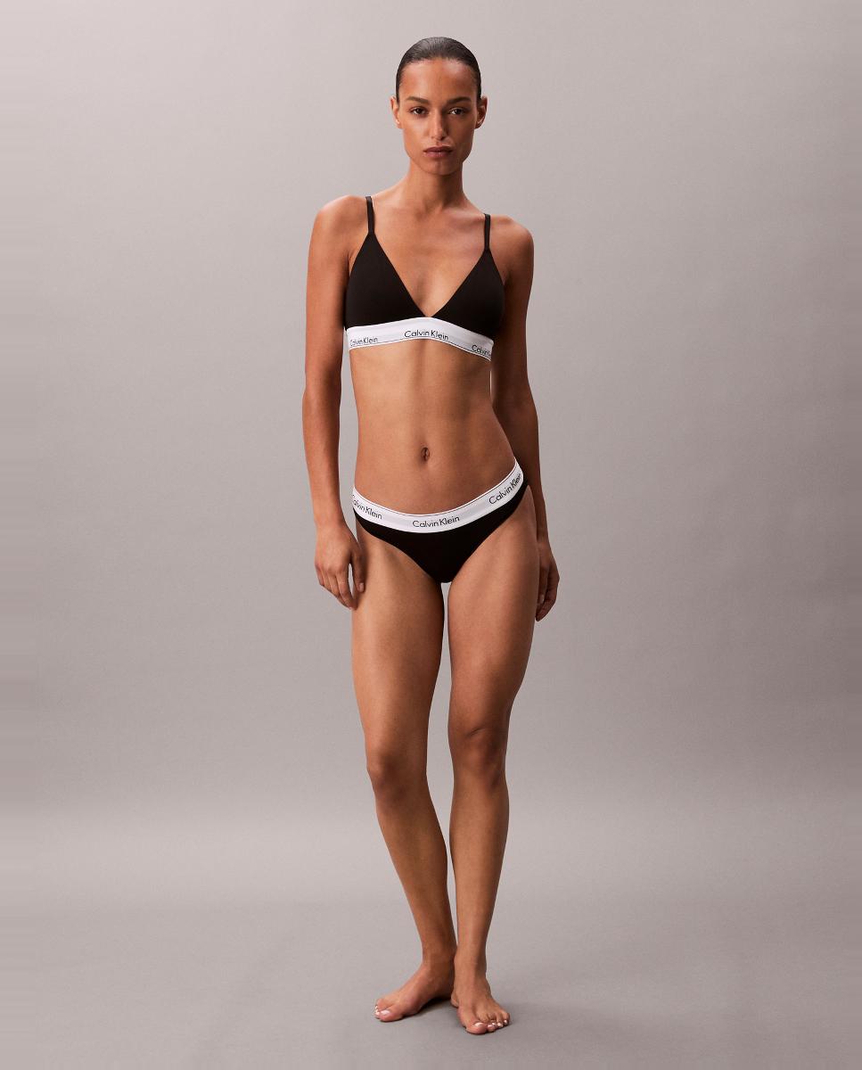 Sujetador triángular ICON COTTON MODAL - Calvin Klein - Negro Negro-5