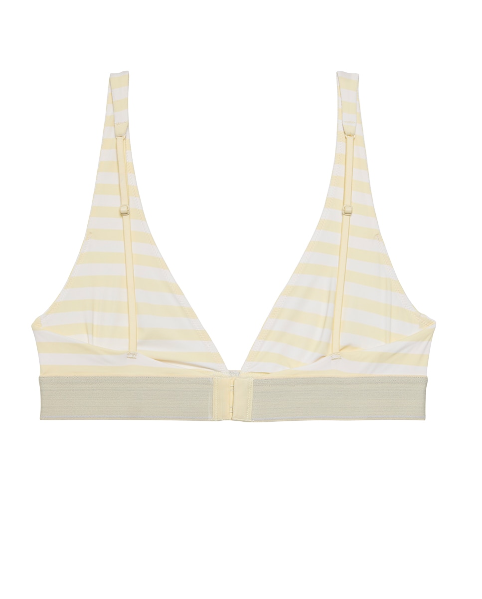 Soutien Triangular de Copa Moldada CK Graphic Amarelo-10