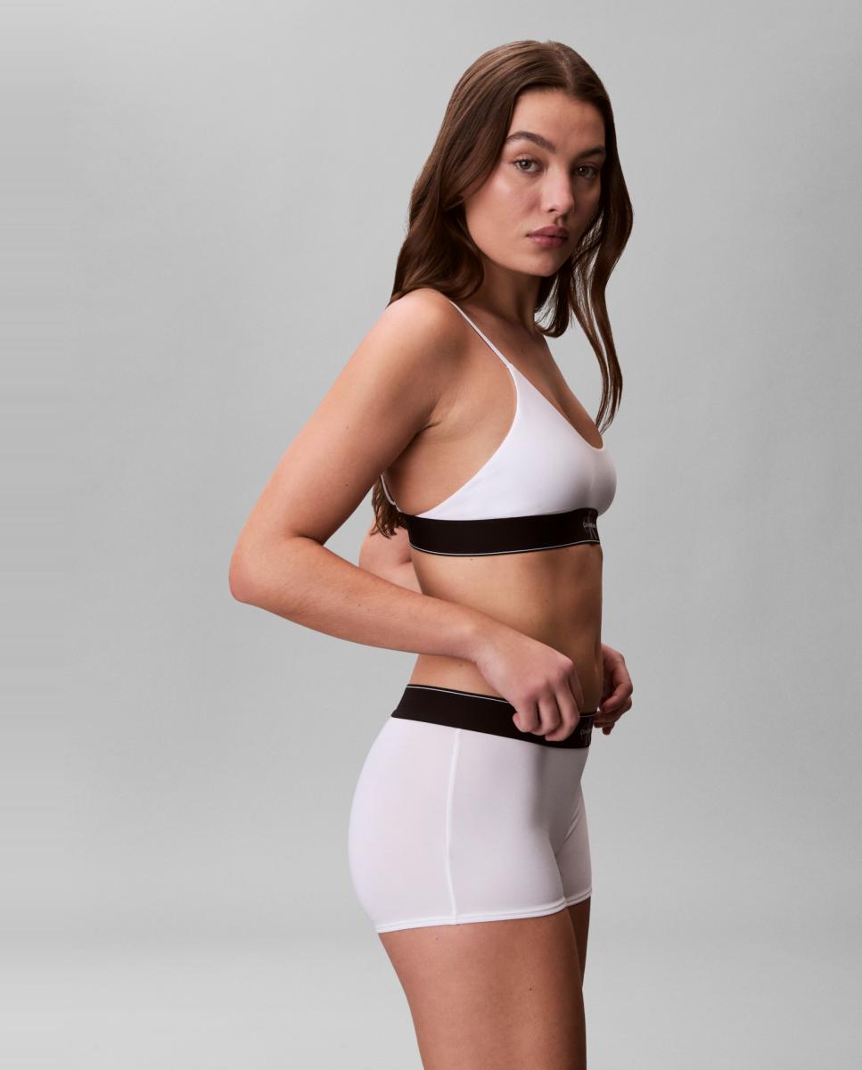 Sujetador sin preformar CK GRAPHIC - Calvin Klein - Blanco Blanco-4