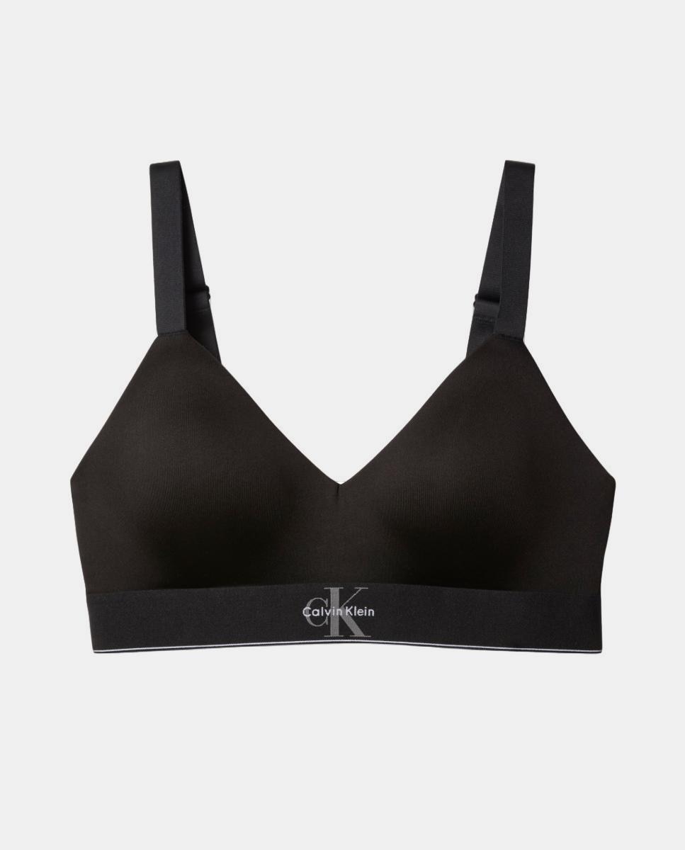 Sujetador bralette preformado CK GRAPHIC - Calvin Klein - Negro Negro-4