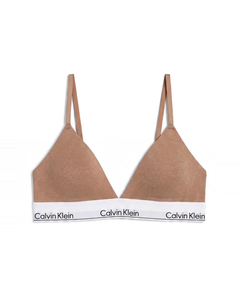 Sujetador triangular - Calvin Klein - Marrón oscuro Marrón oscuro-6