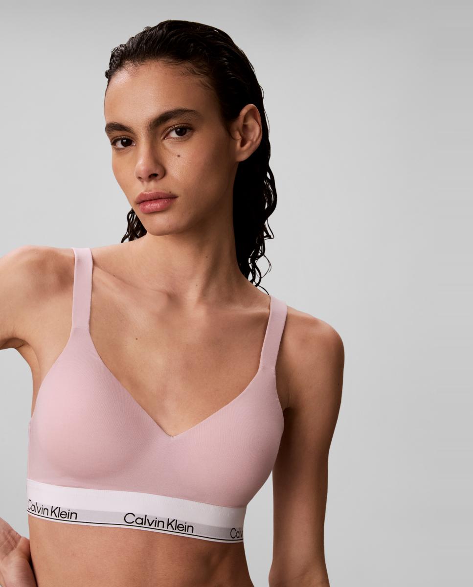 Sujetador bralette - Calvin Klein - Rosa Rosa-3
